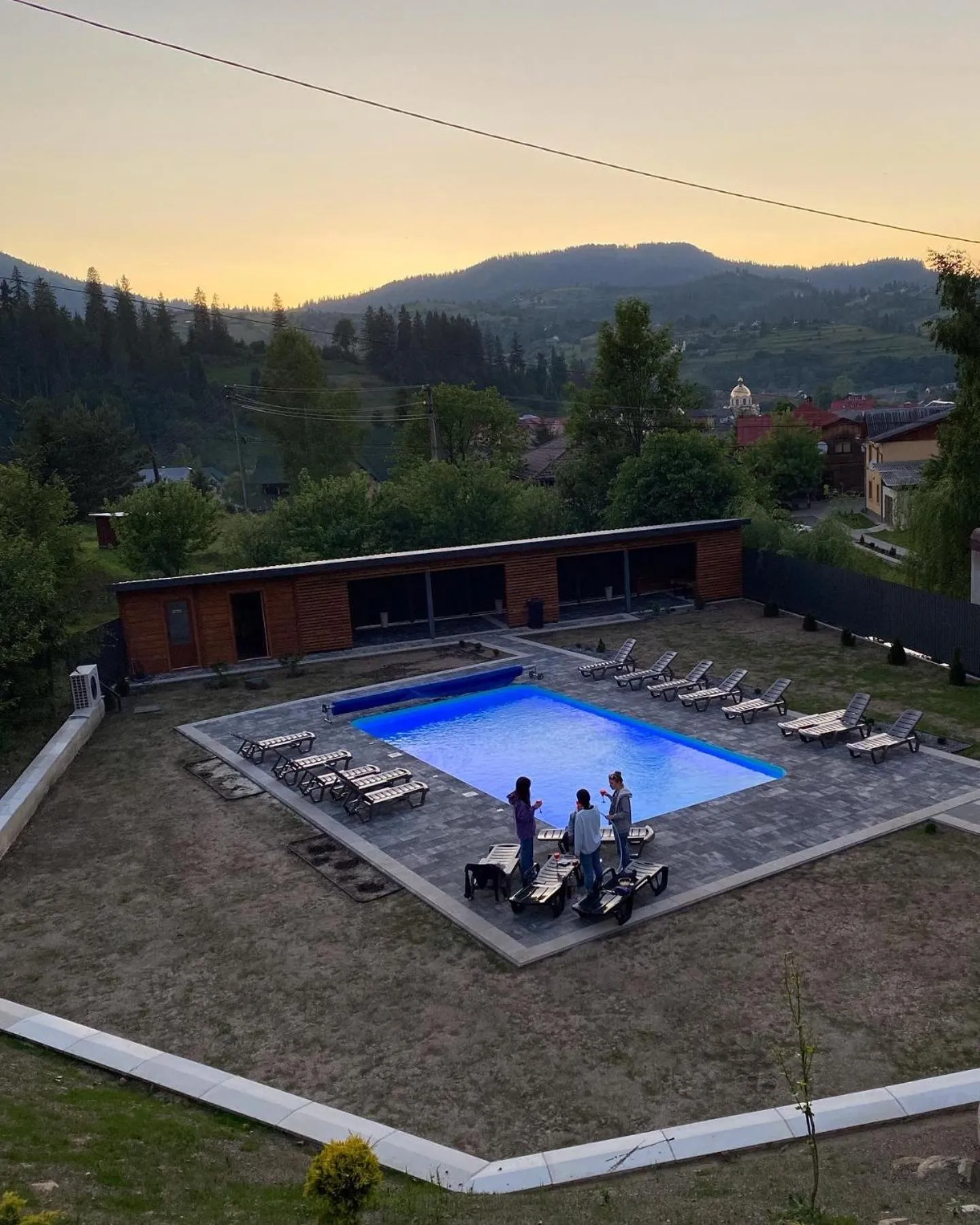 Swimming pool in Sadyba Anastasia