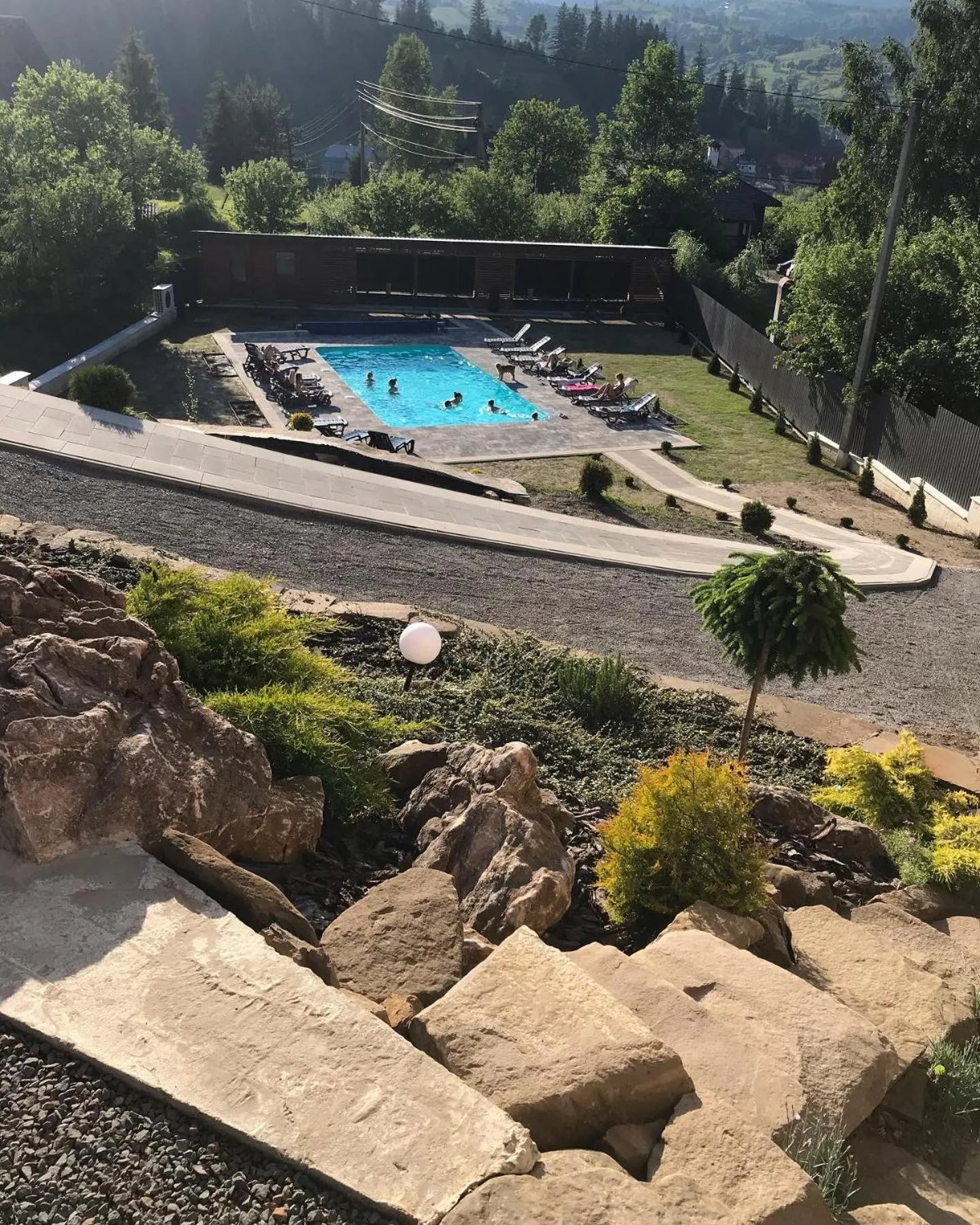 Swimming pool in Sadyba Anastasia
