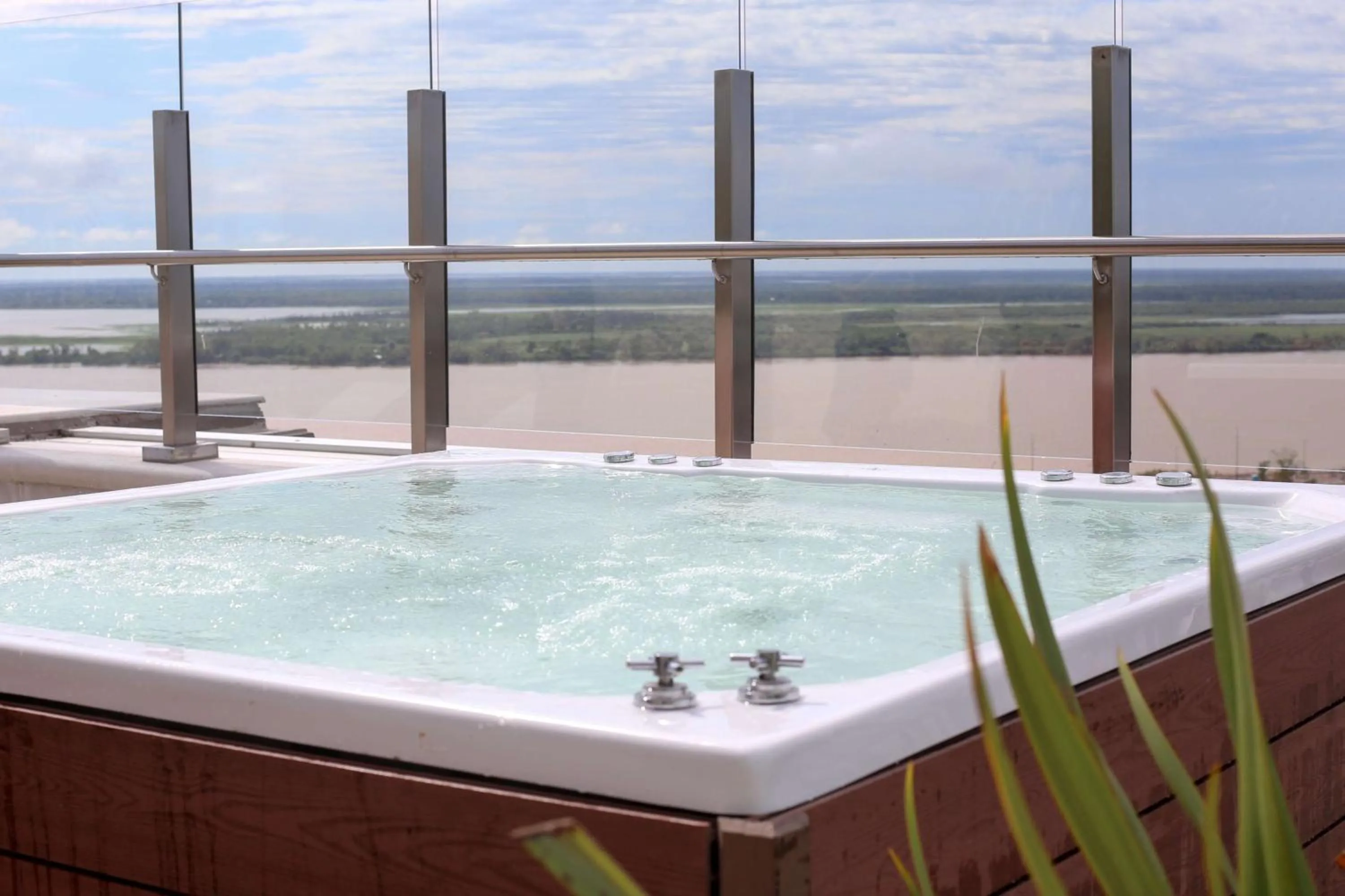 Hot Tub in Dazzler by Wyndham Rosario