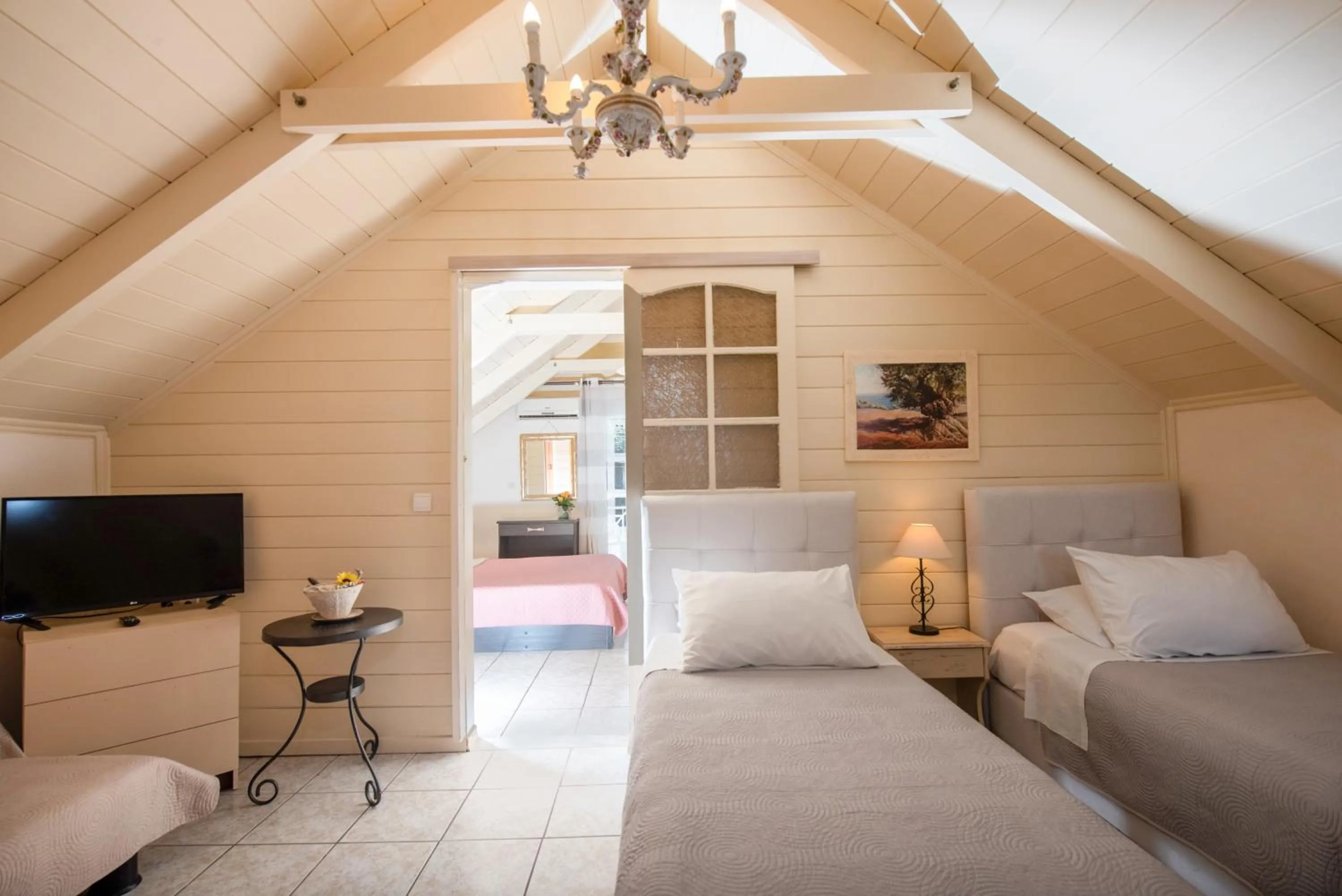 Bed in Tsolakis Studios & Apartments