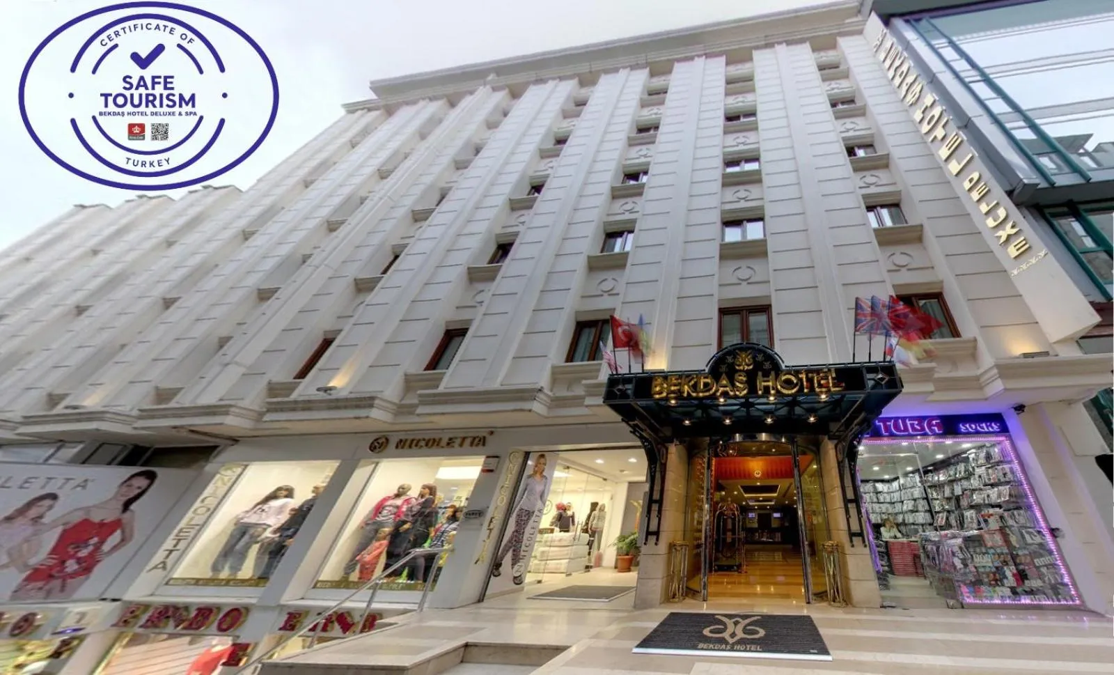 Facade/entrance in Bekdas Hotel Deluxe & Spa