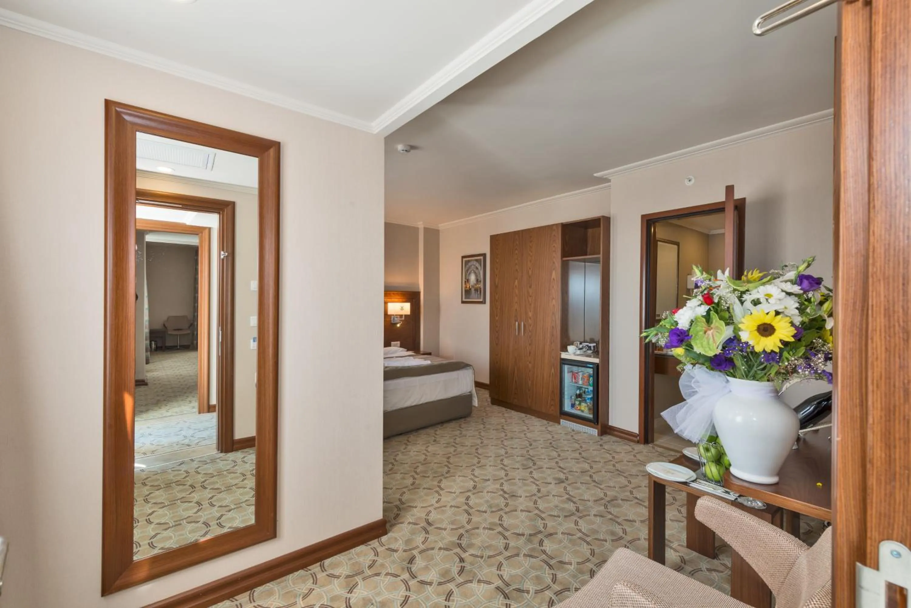 Bed in Bekdas Hotel Deluxe & Spa