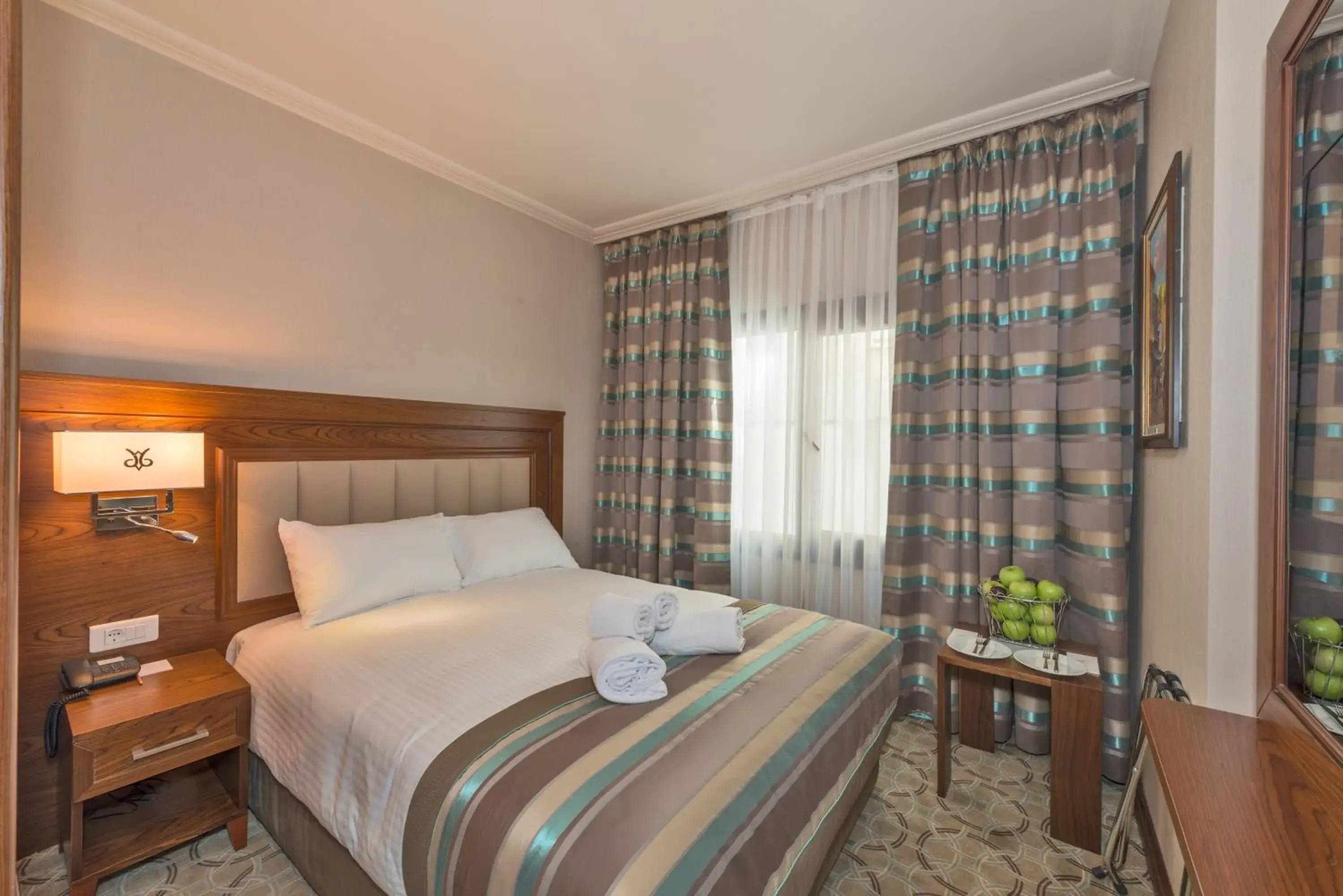 Bed in Bekdas Hotel Deluxe & Spa Bed in Bekdas Hotel Deluxe & Spa