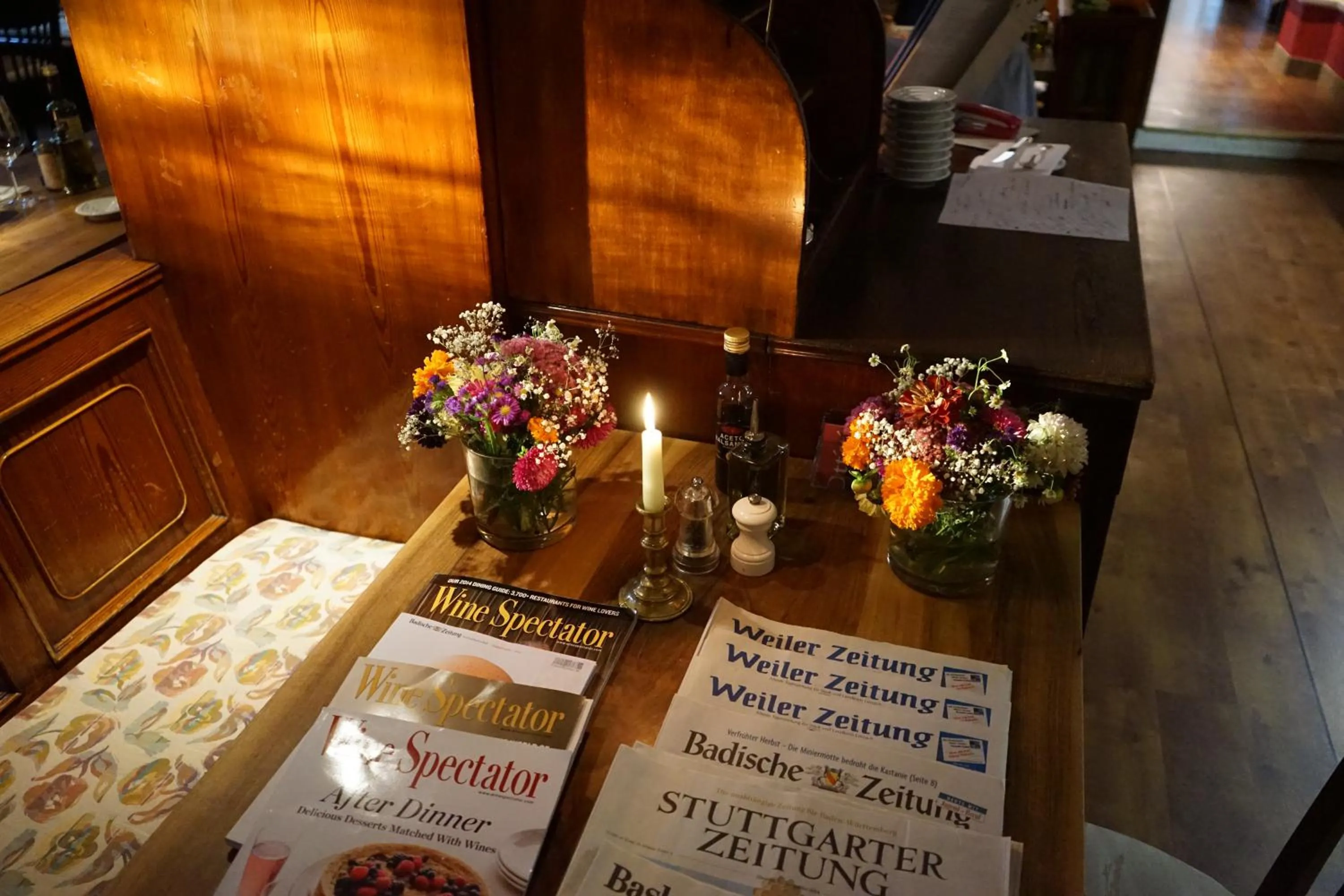 Decorative detail in Ott's Hotel Weinwirtschaft & Biergarten Weil am Rhein/Basel