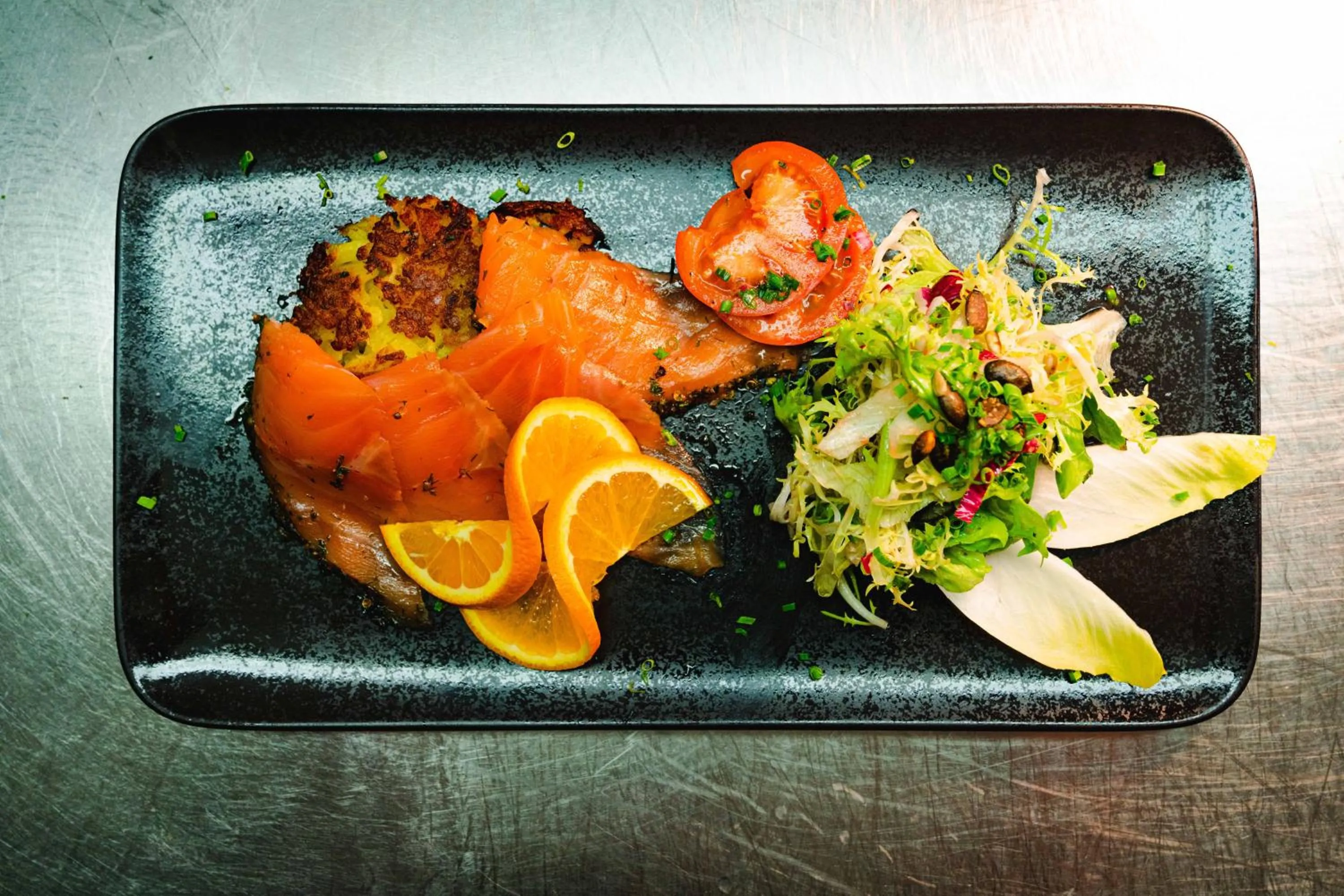 Food and drinks in Ott's Hotel Weinwirtschaft & Biergarten Weil am Rhein/Basel