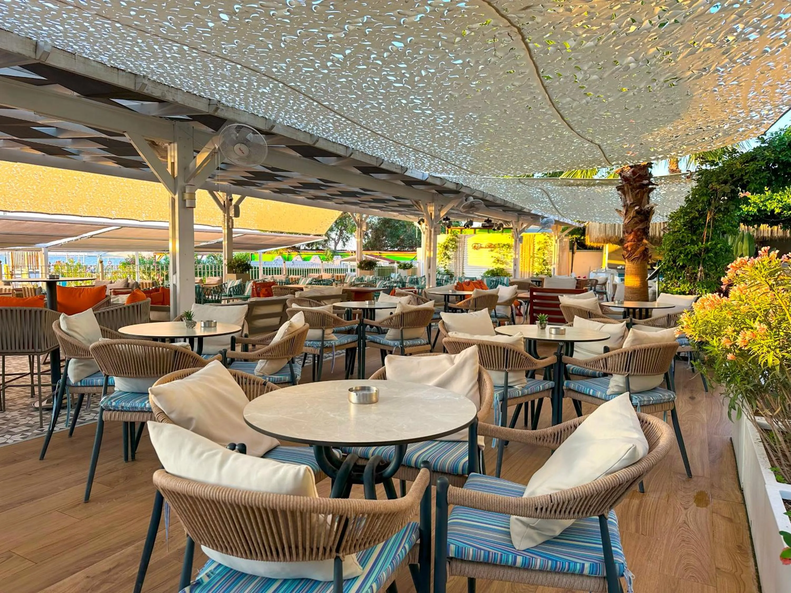 Seating area in Catamaran Quality Times