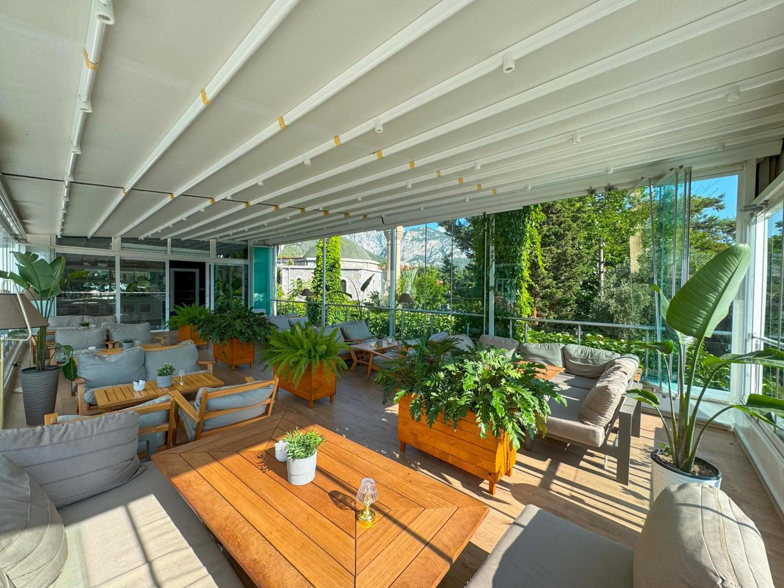 Seating area in Catamaran Quality Times