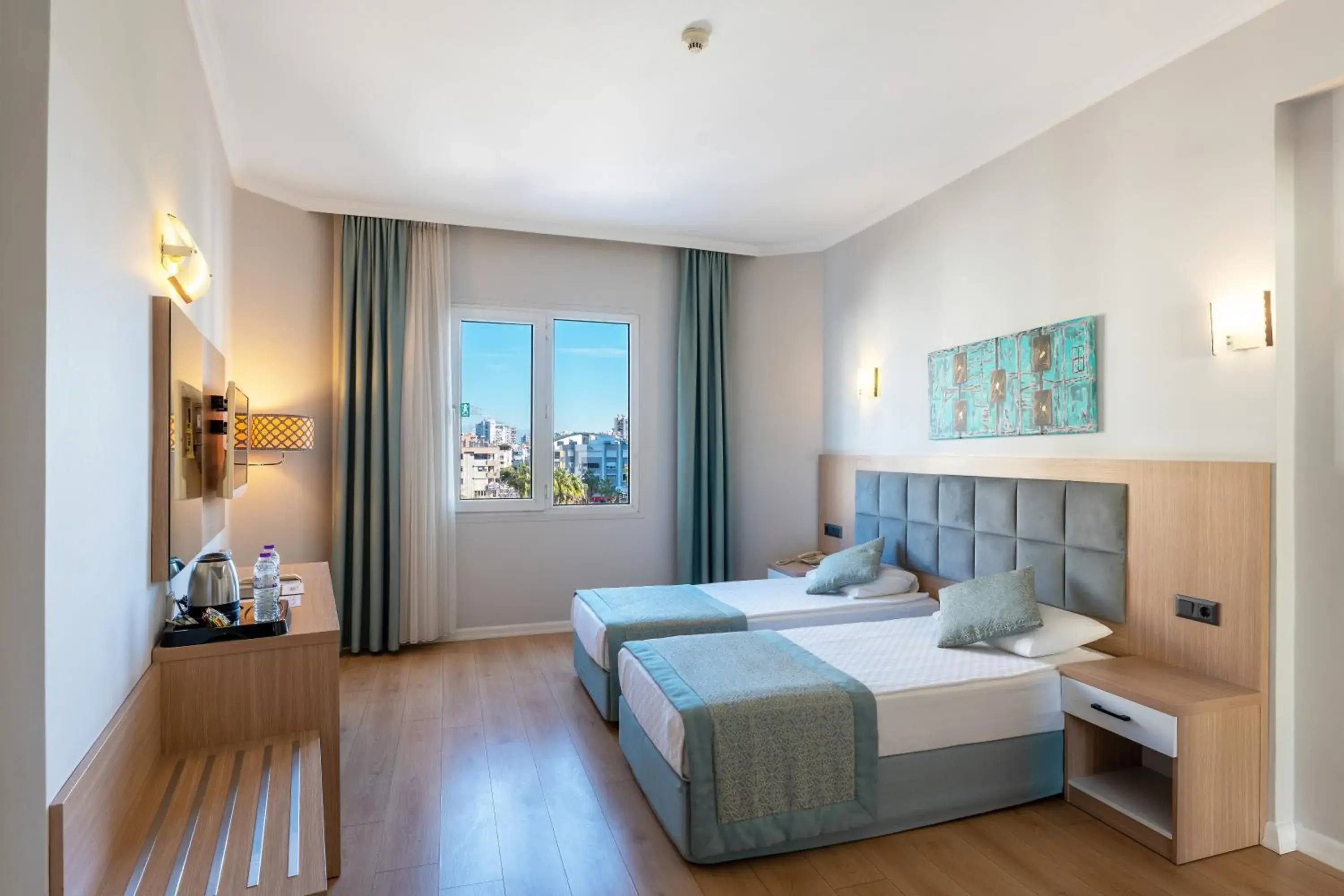 Bed in Adonis Hotel Bed in Adonis Hotel