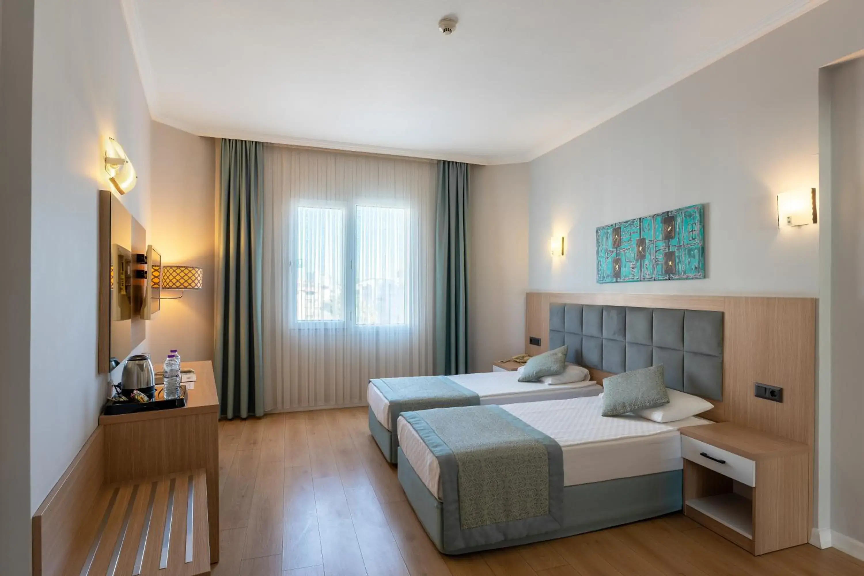 Bed in Adonis Hotel Bed in Adonis Hotel