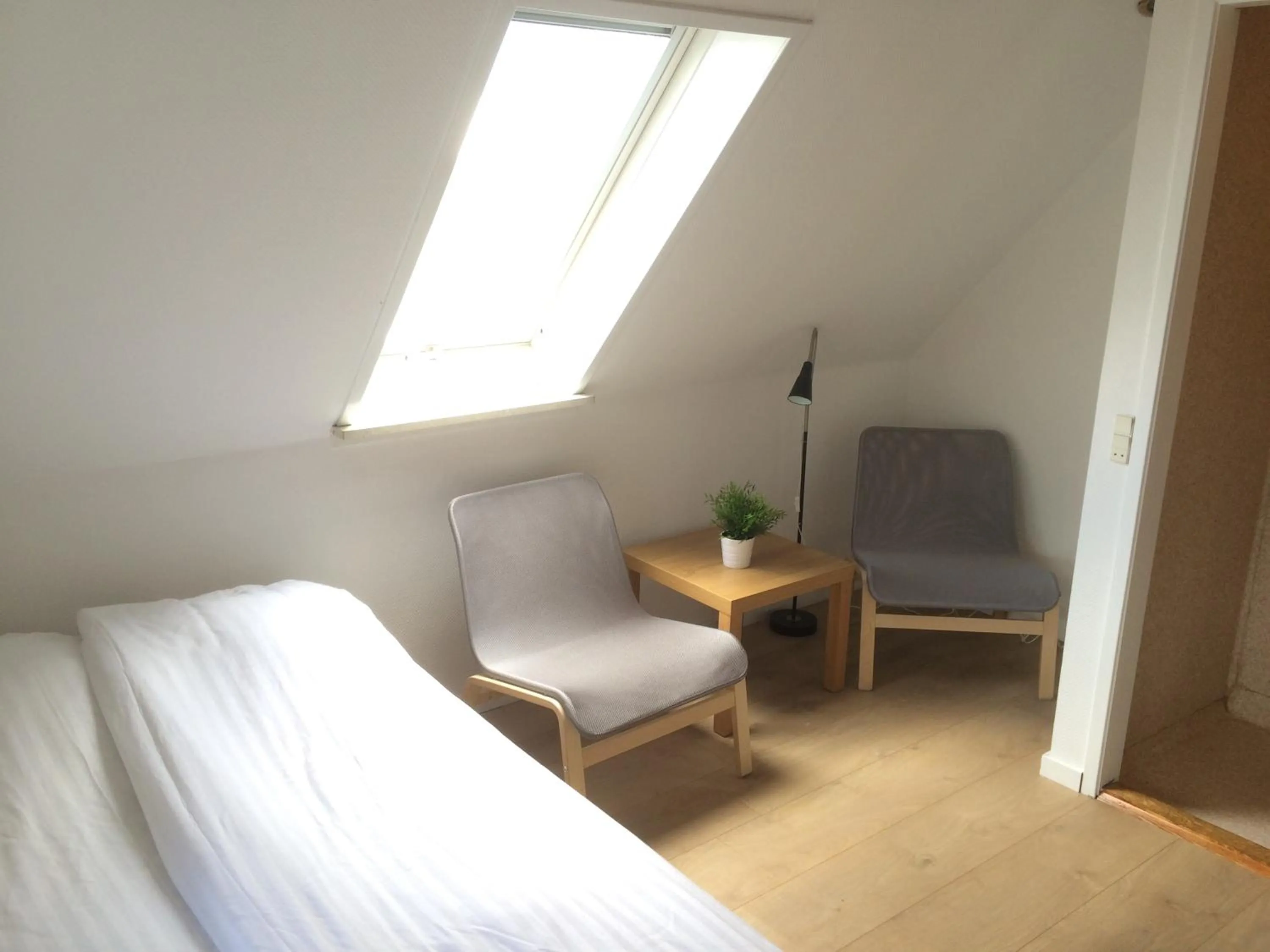 Bed in Løkken Family Camping & Guesthouse