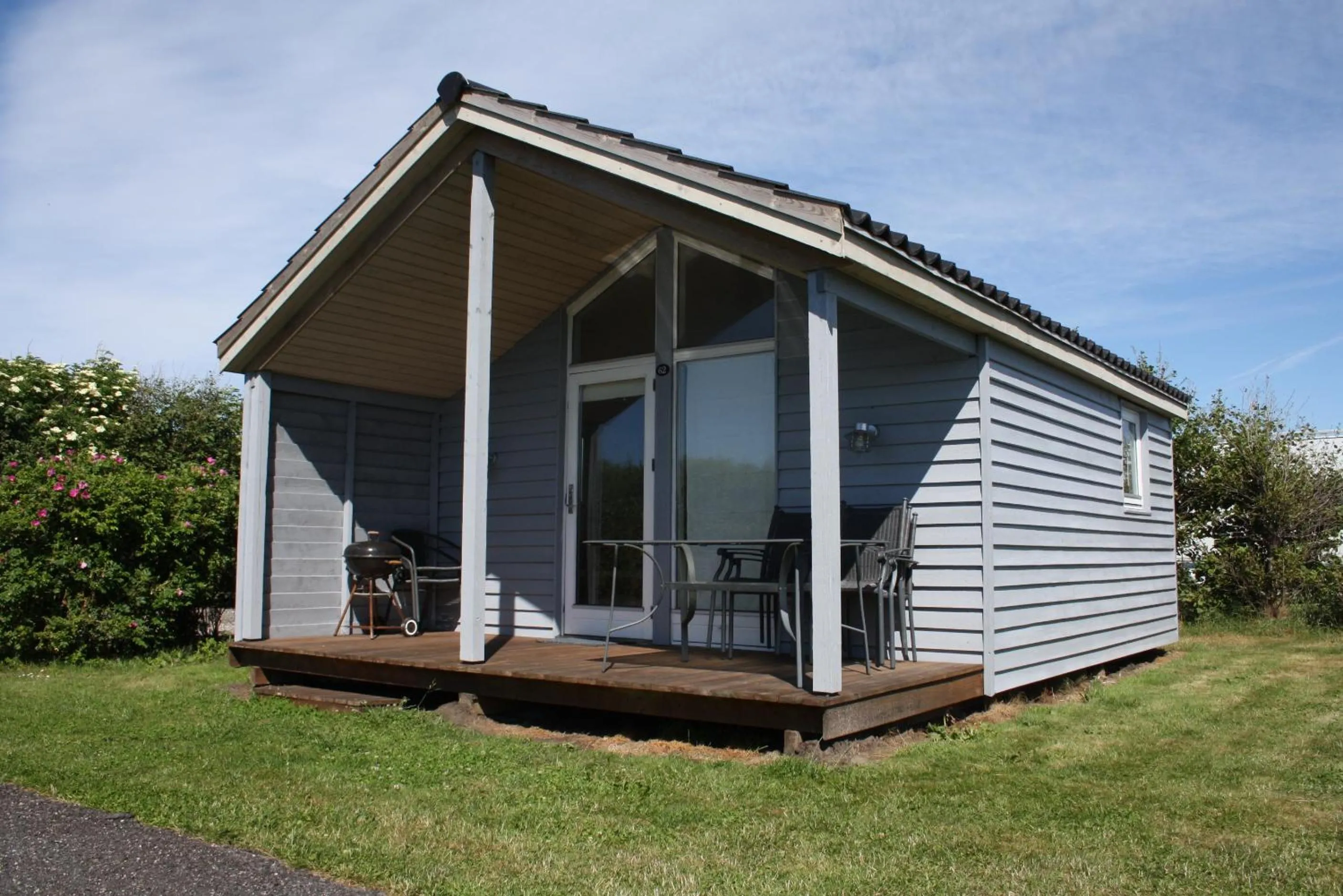 Balcony/Terrace in Løkken Family Camping & Guesthouse