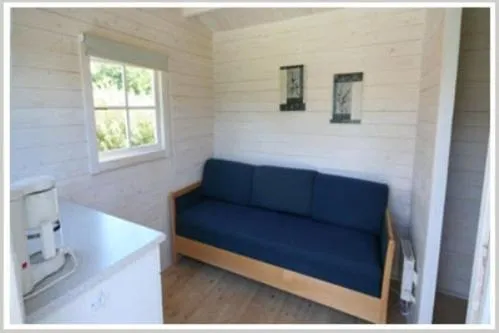 Bed in Løkken Family Camping & Guesthouse