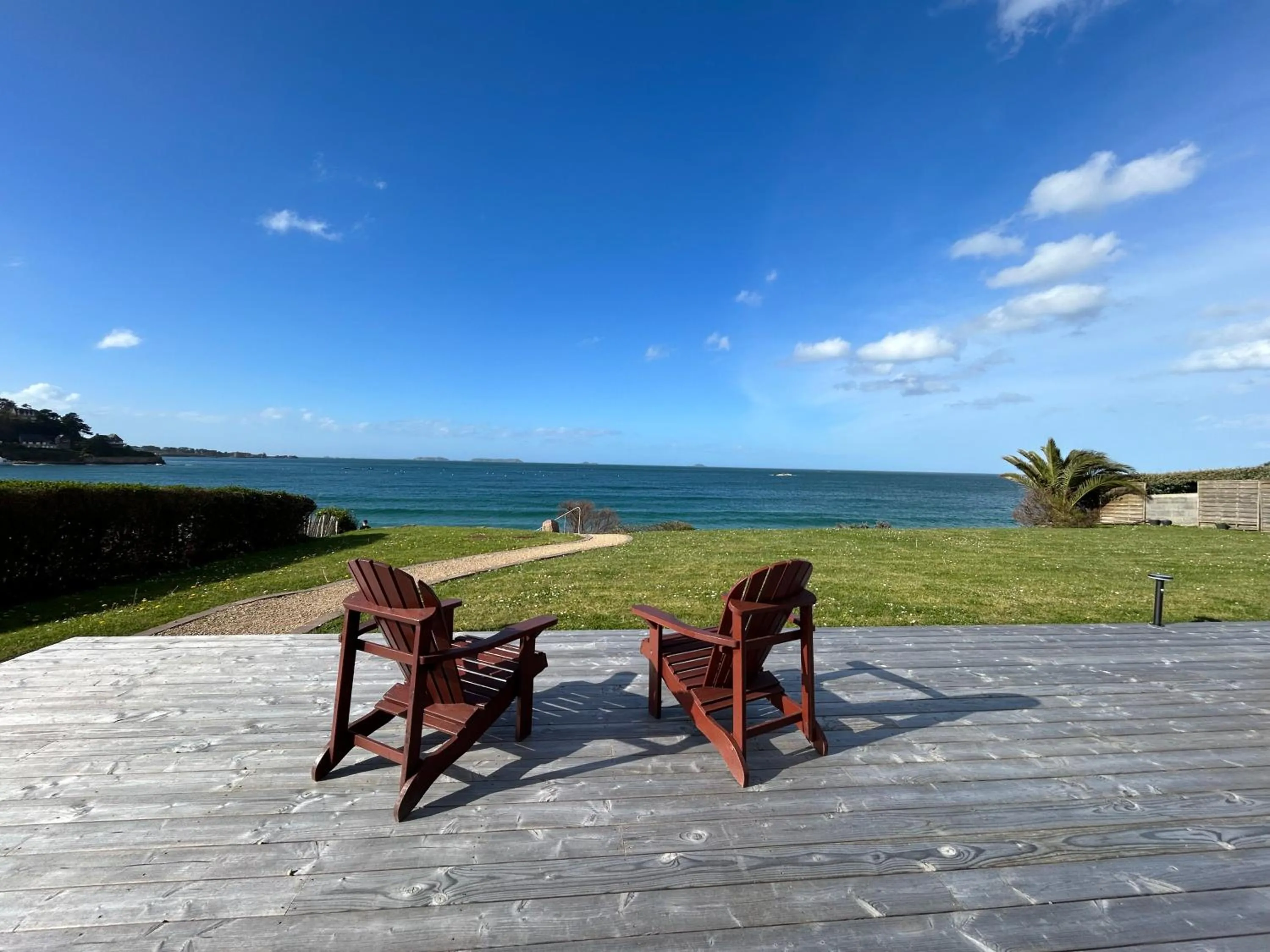 Balcony/Terrace in Logis Hôtel Ker Mor