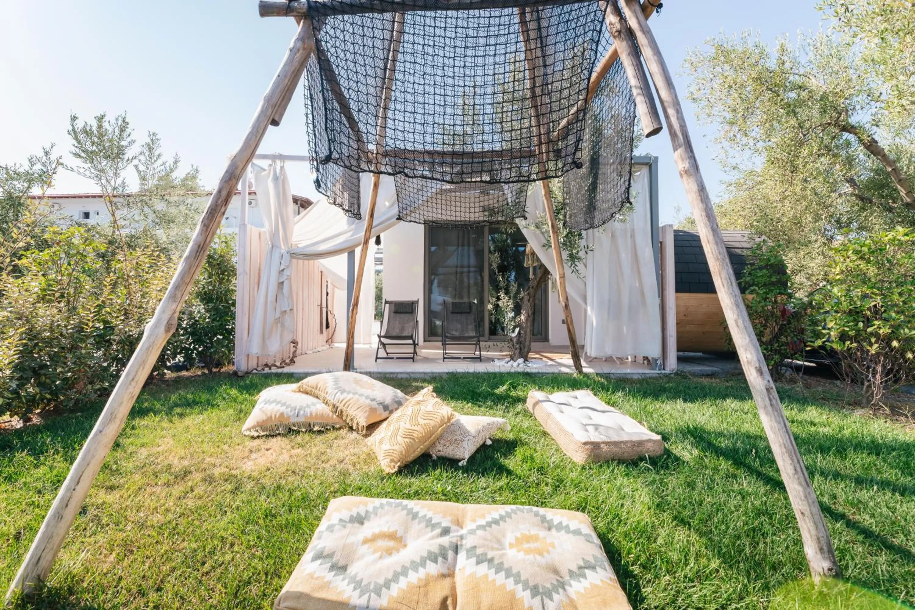Patio in Blue Carpet Luxury Suites