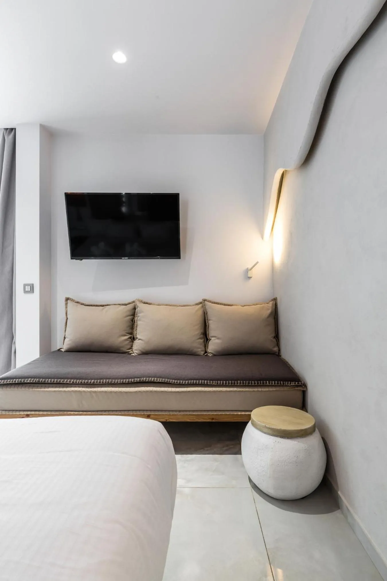 Bed in Blue Carpet Luxury Suites