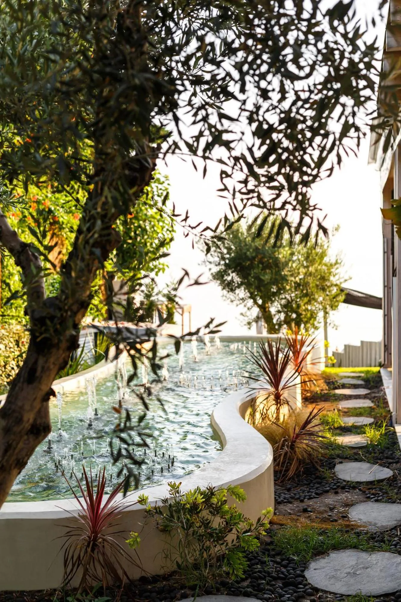 Patio in Blue Carpet Luxury Suites