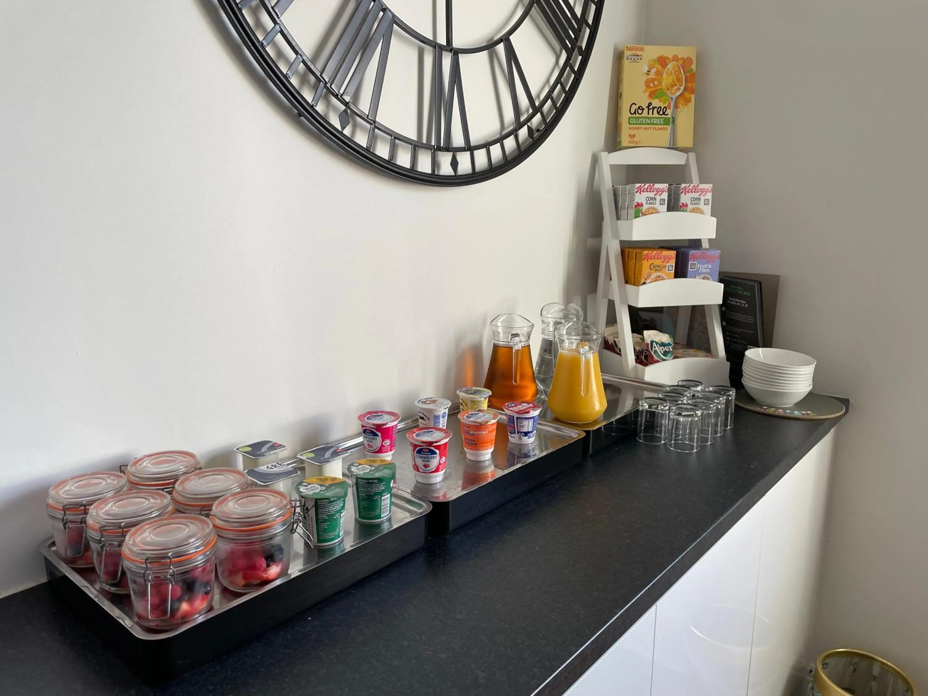 Continental breakfast in Dolly Waggon Guest House