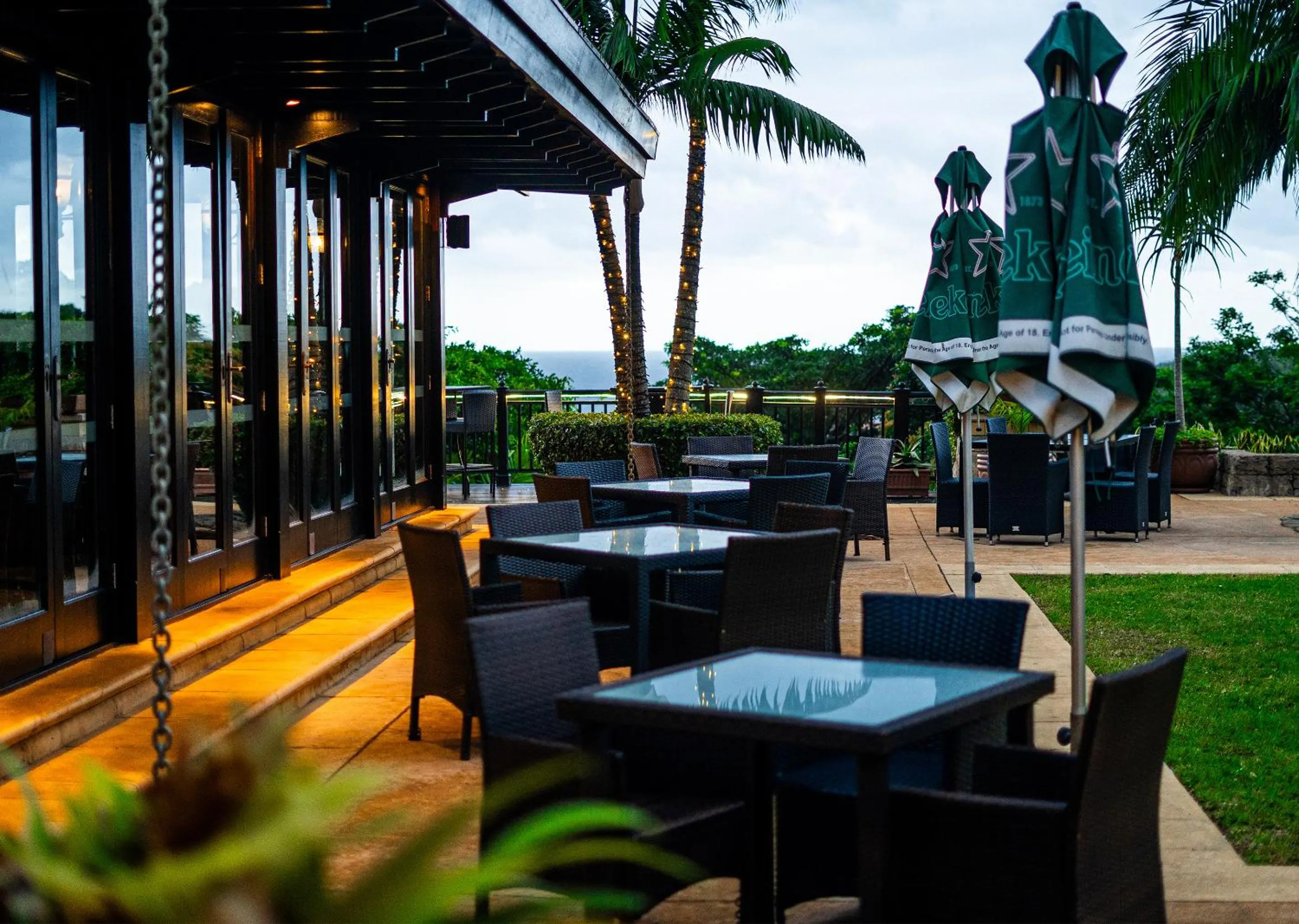 Patio in Zimbali Lodge by Dream Resorts