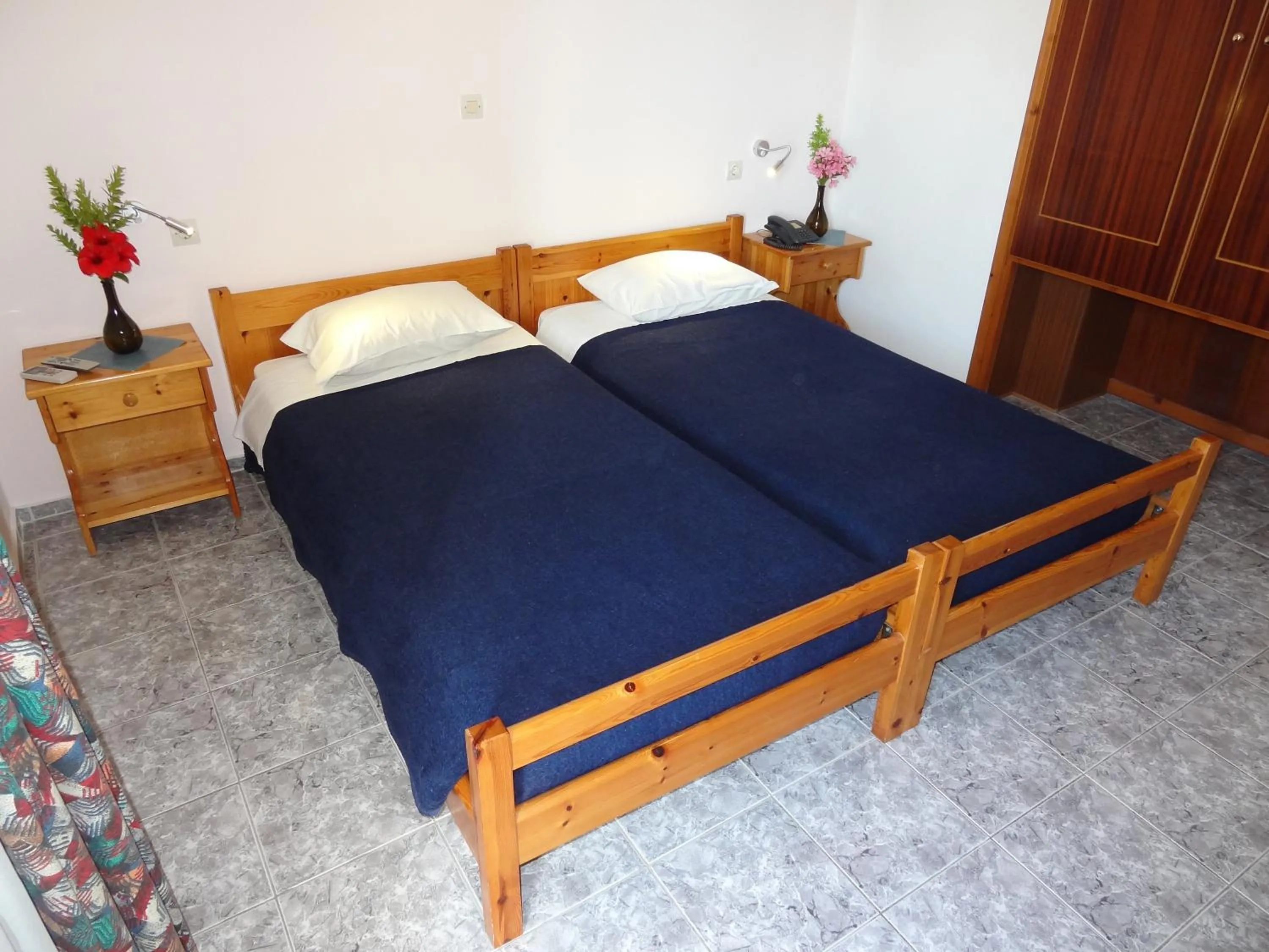 Bed in Michalis Studios & Apartments