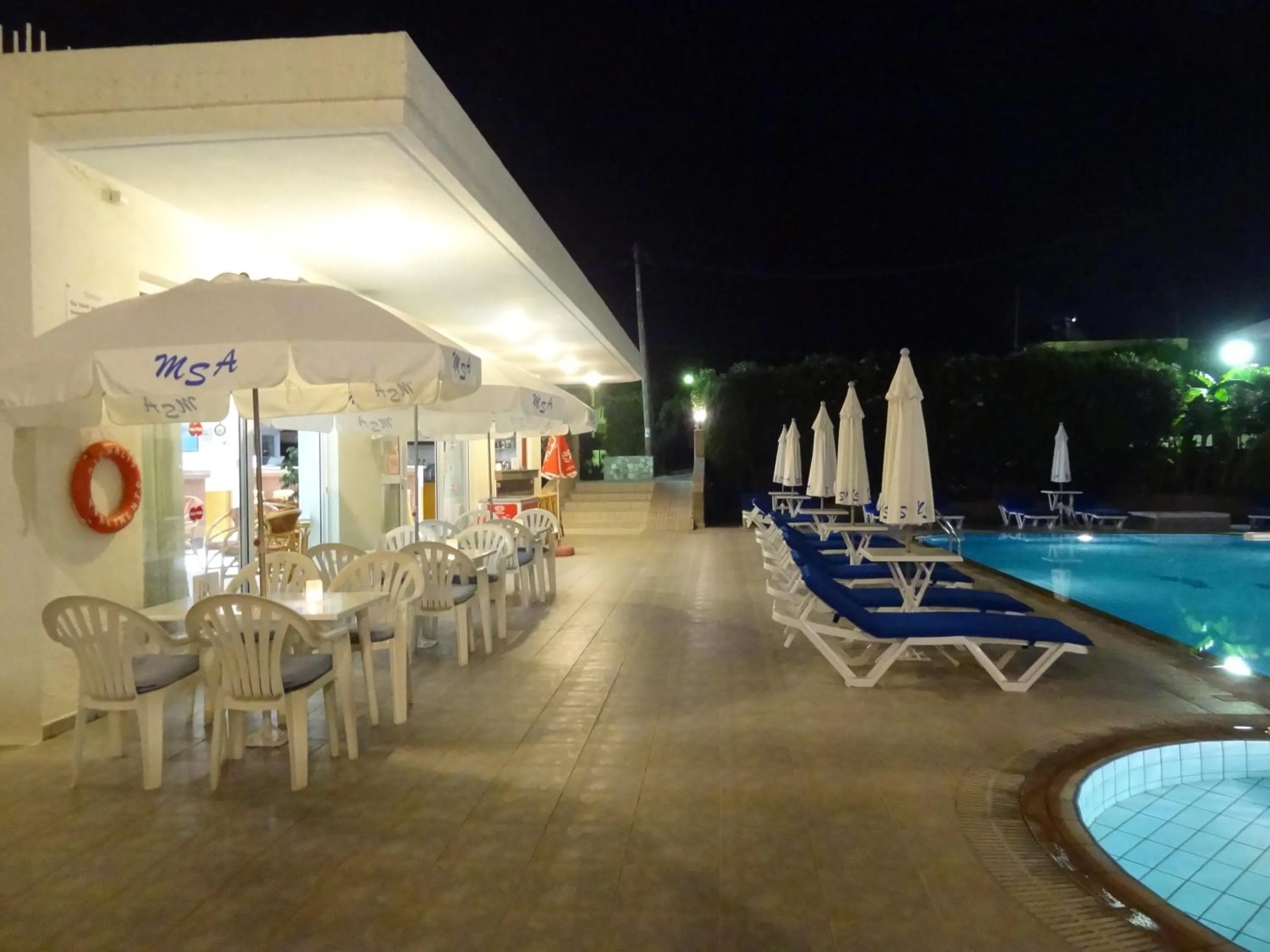 Patio in Michalis Studios & Apartments
