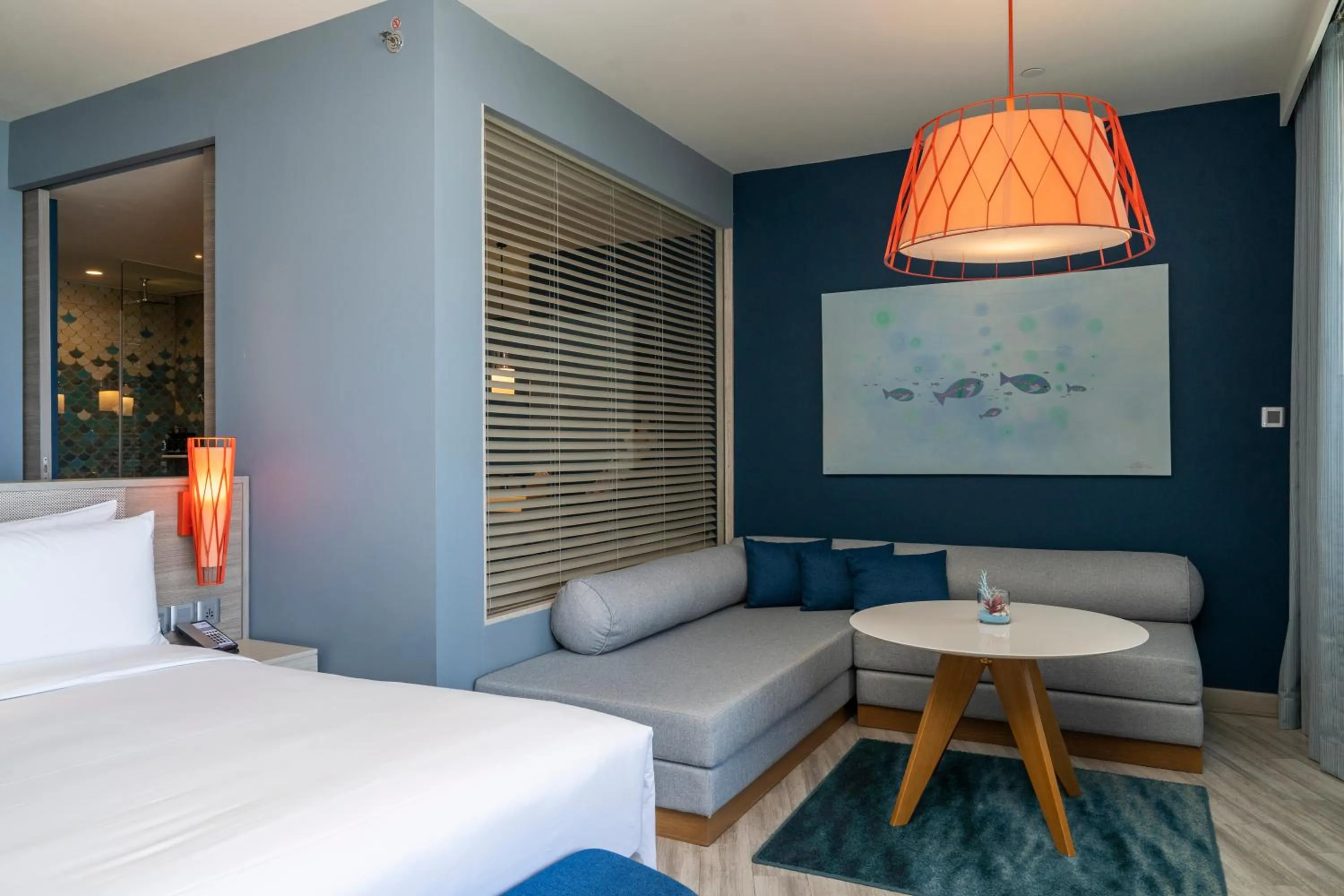 Seating area, Bed in Holiday Inn Resort Vana Nava Hua Hin by IHG