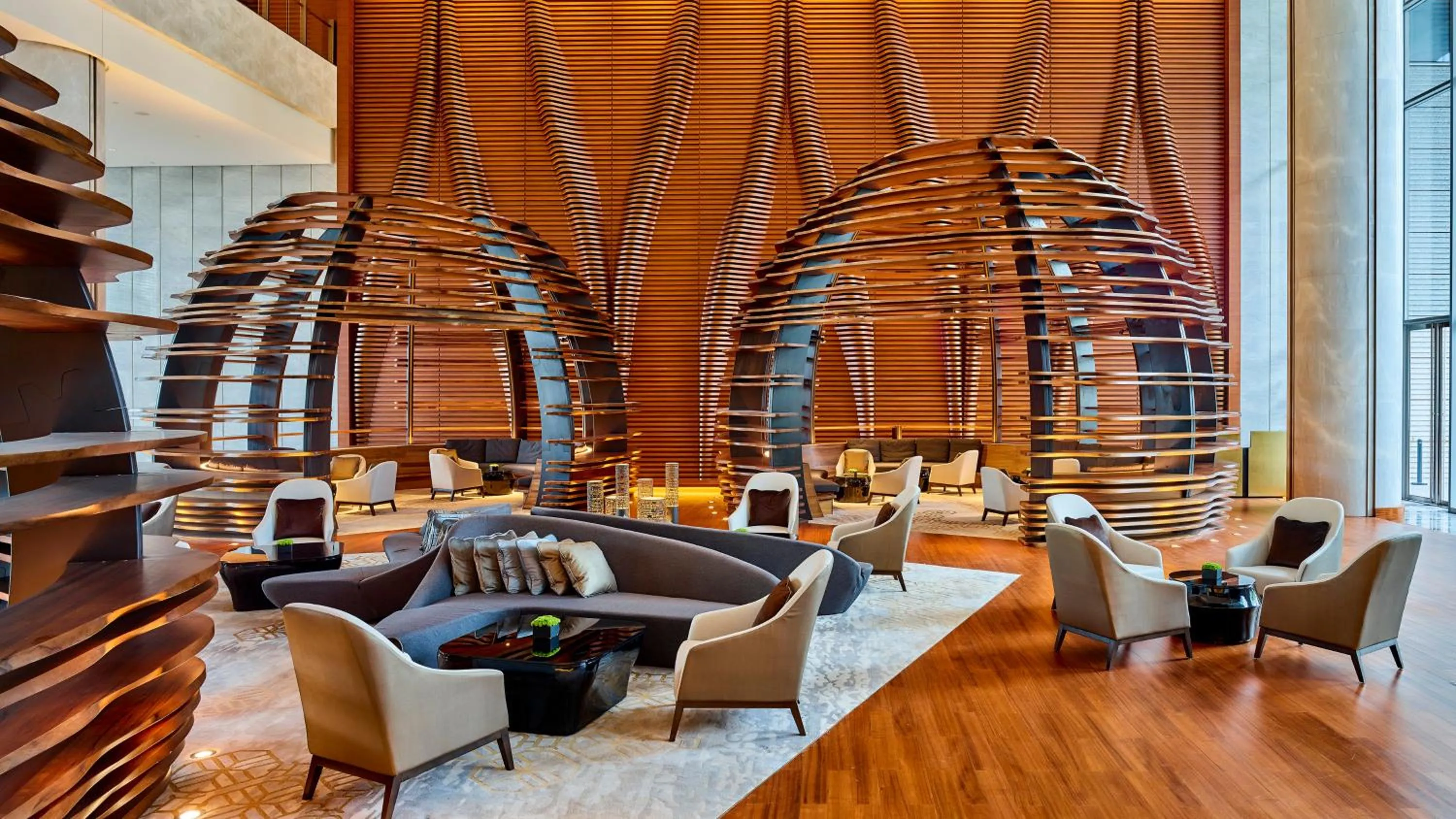 Lobby or reception in InterContinental Guangzhou Exhibition Center by IHG