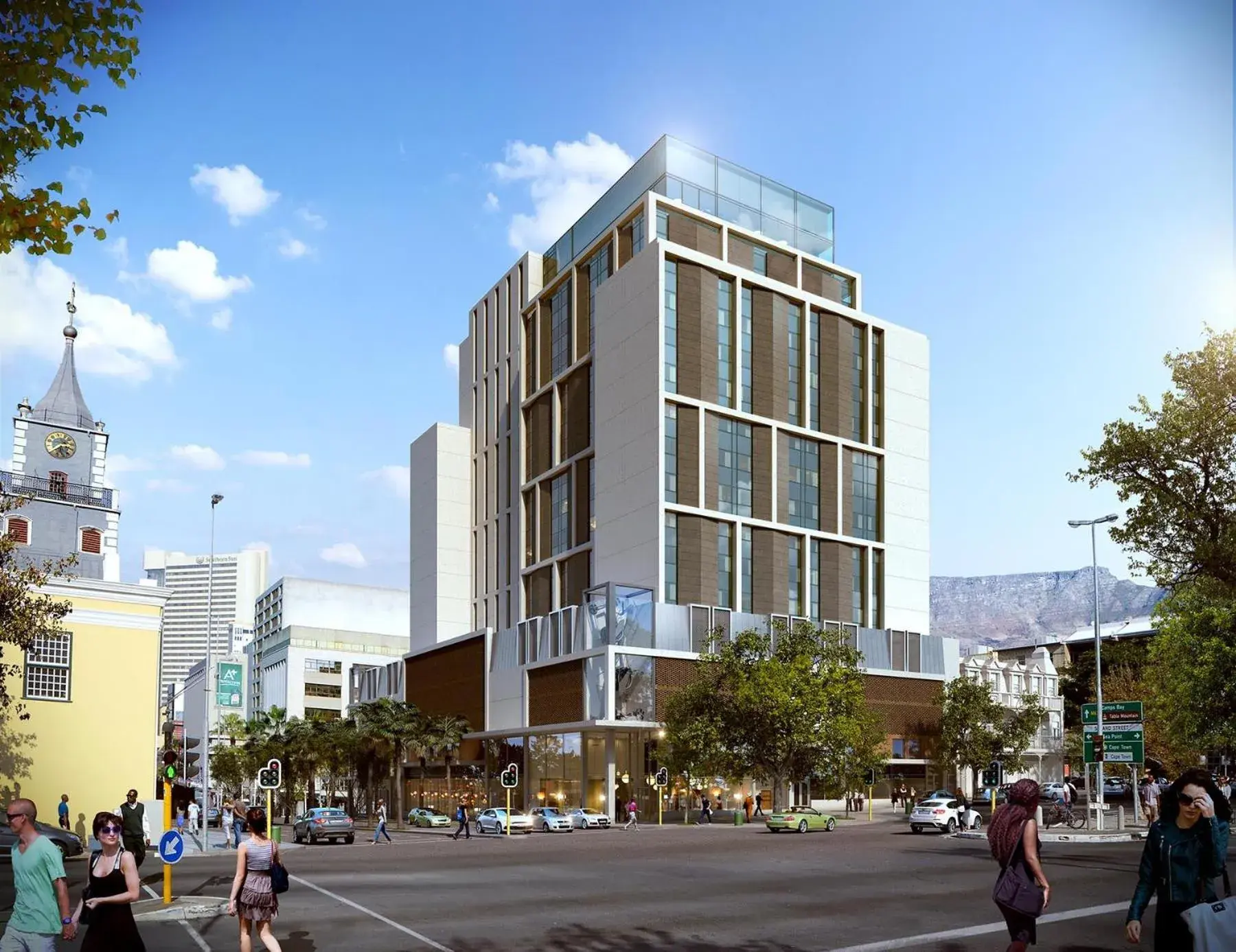 Facade/entrance in SunSquare Cape Town City Bowl Facade/entrance in SunSquare Cape Town City Bowl