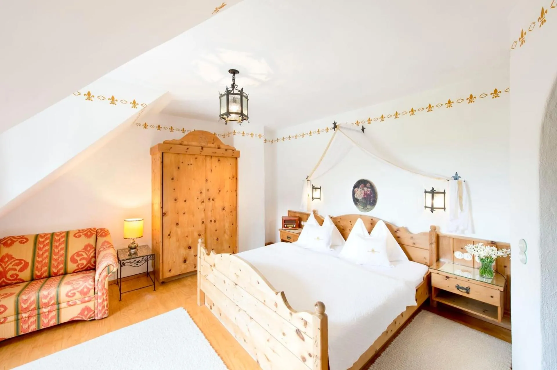 Bed in Aparthotel Schloss Thannegg