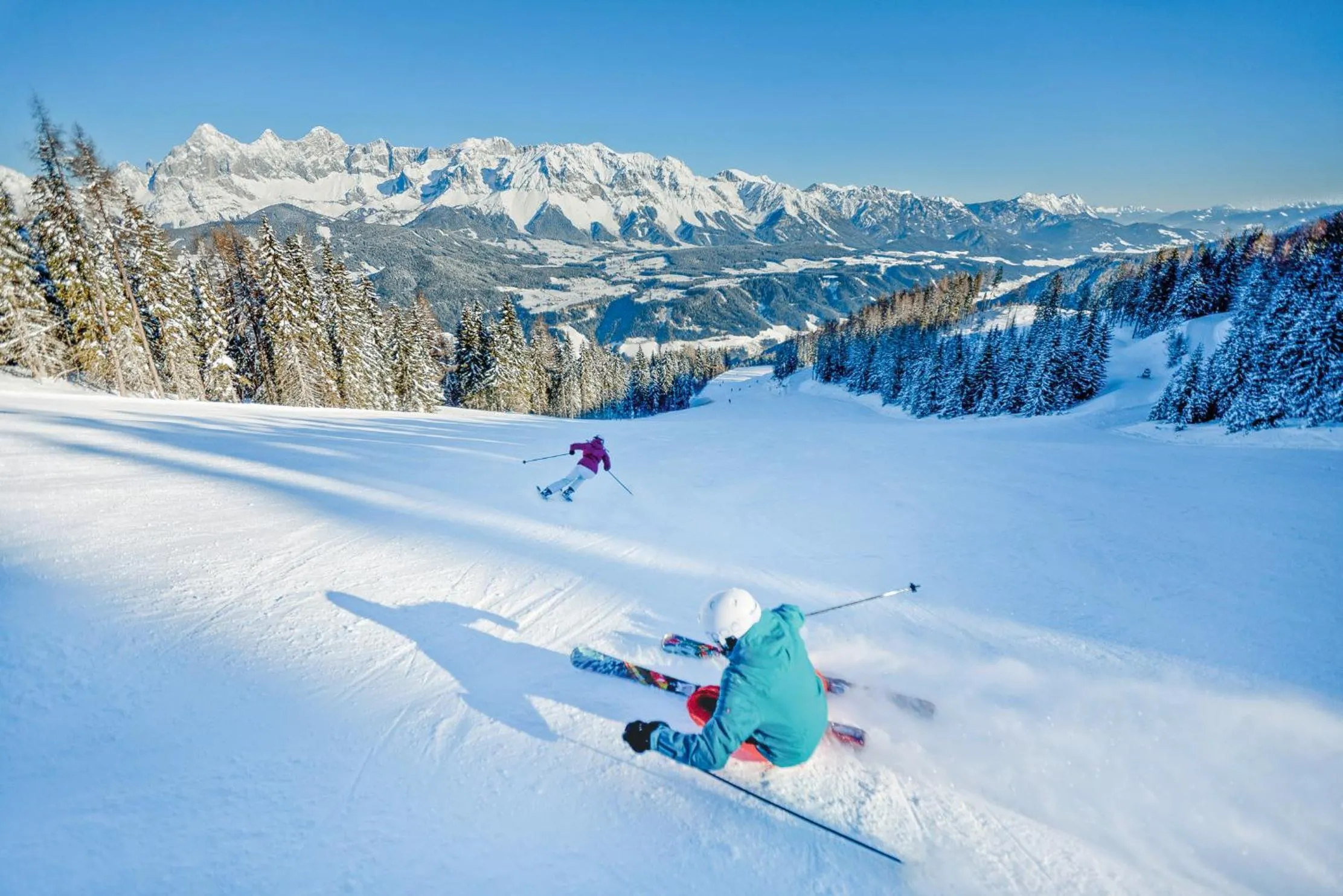 Skiing in Aparthotel Schloss Thannegg