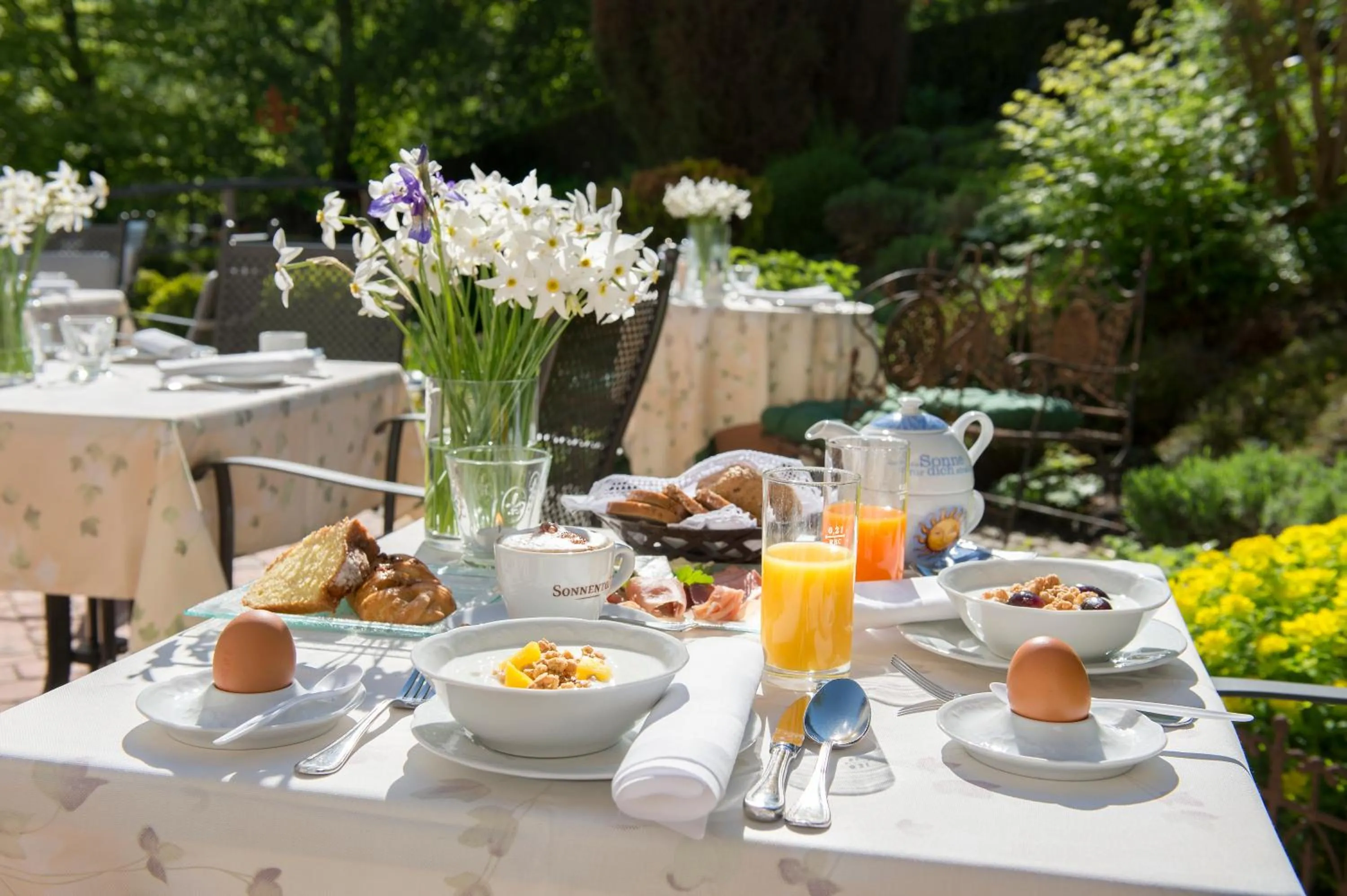 Food and drinks in Aparthotel Schloss Thannegg