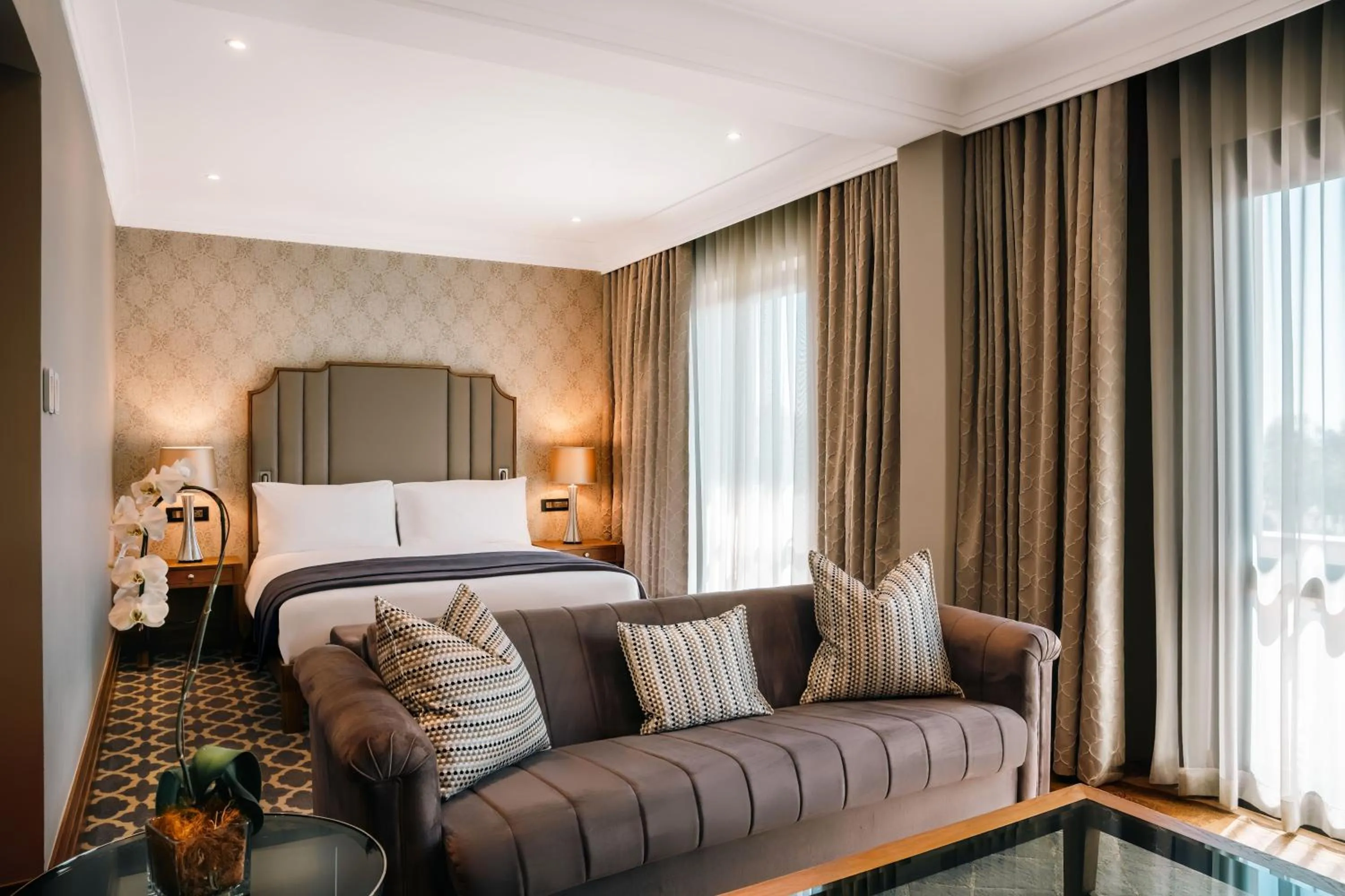 Bed in Pivot Hotel Montecasino