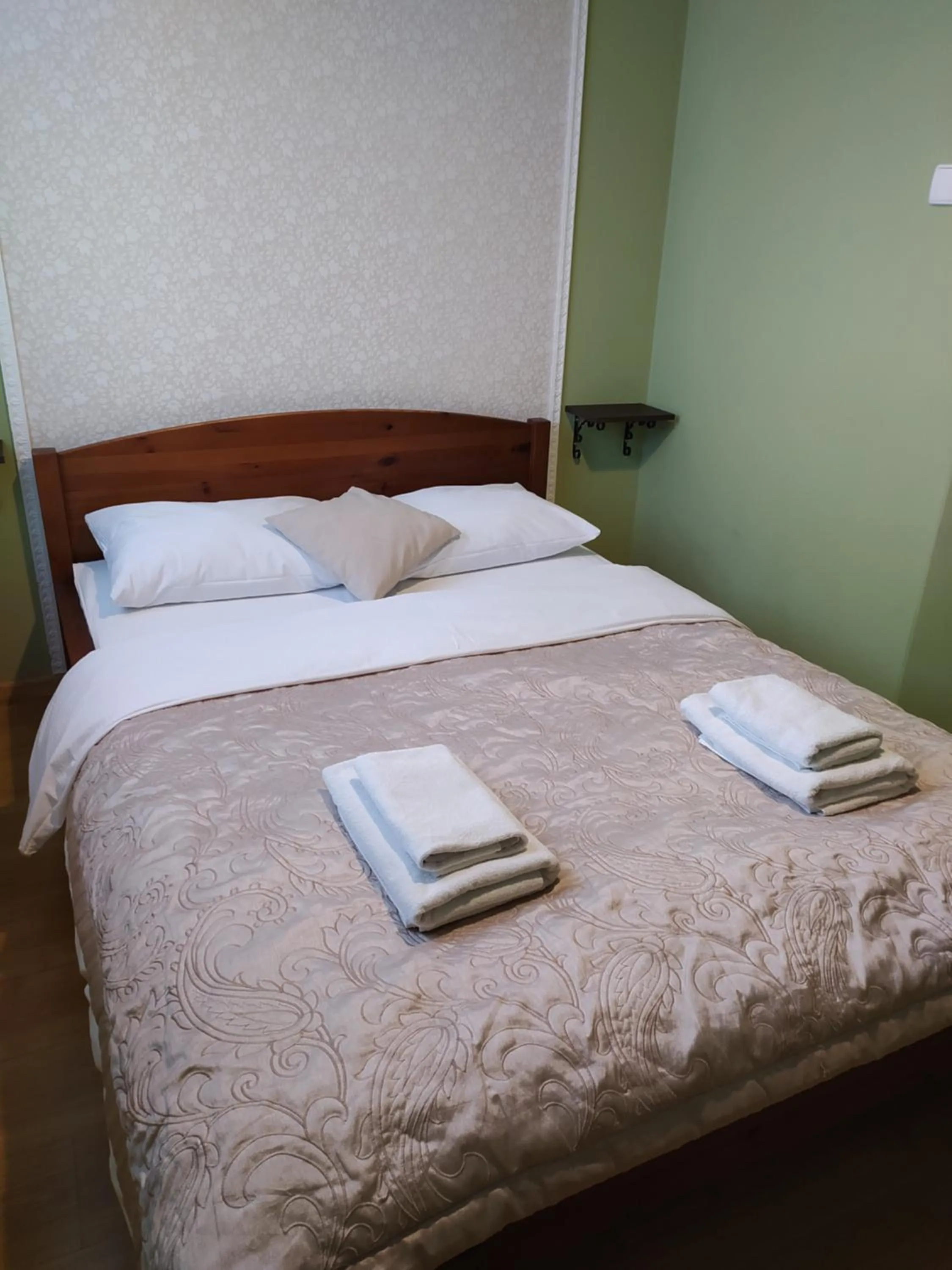 Bed in Pensjonat Hagi