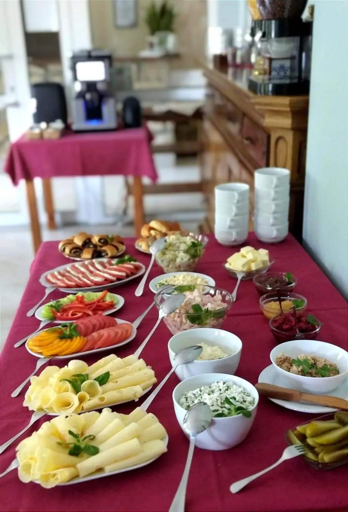 Breakfast in Pensjonat Hagi