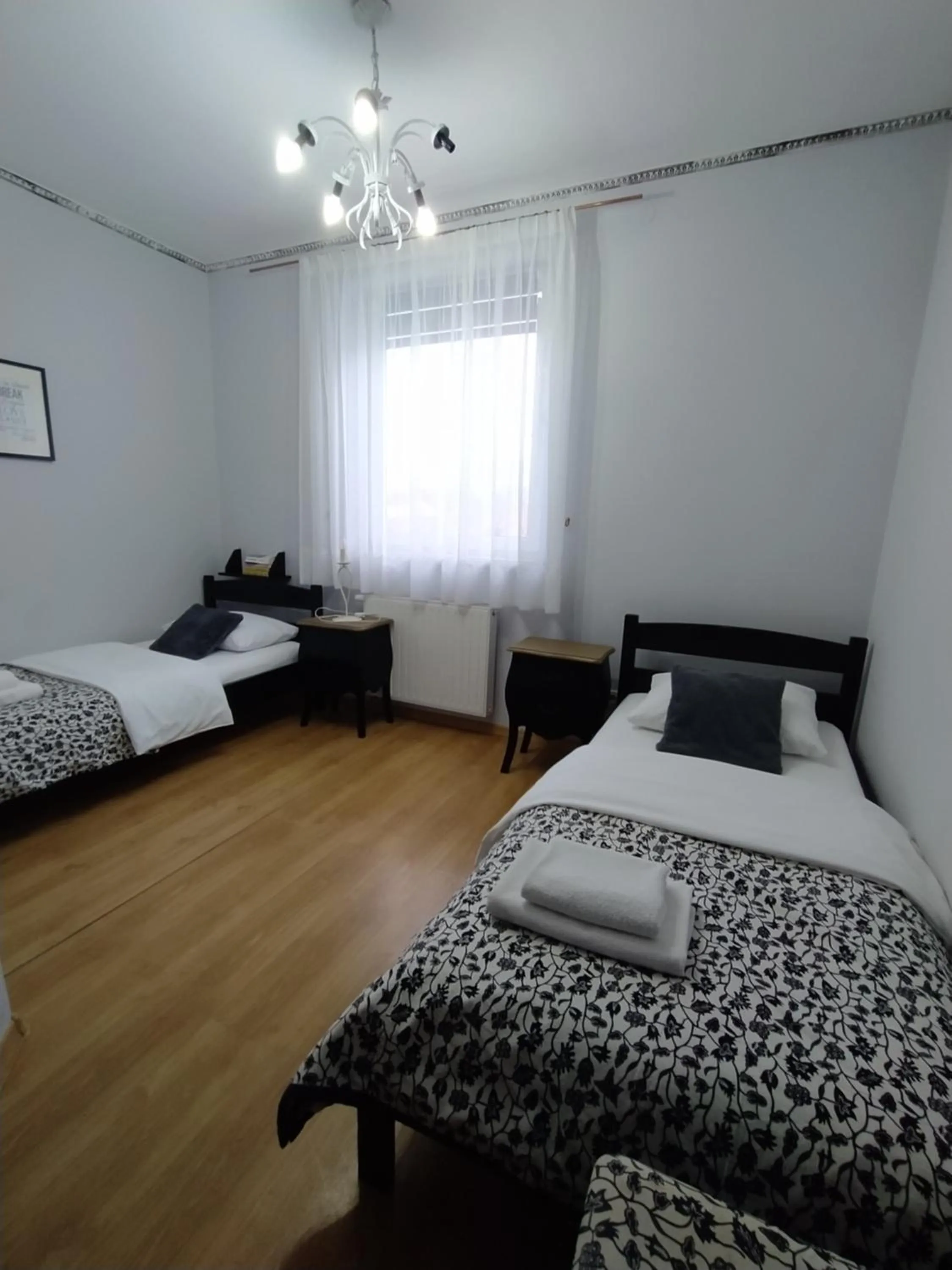 Bed in Pensjonat Hagi