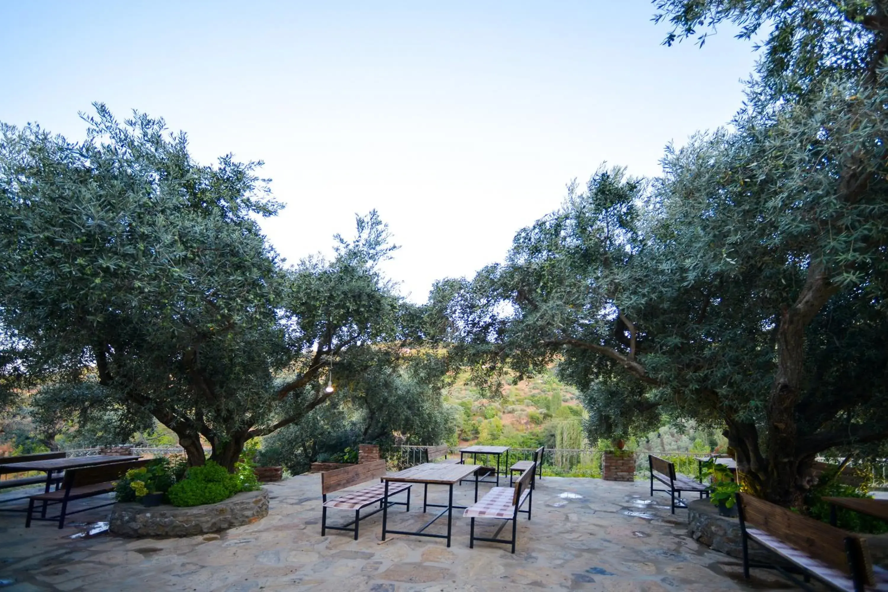 Garden view in Kirkinca Hotel Garden view in Kirkinca Hotel