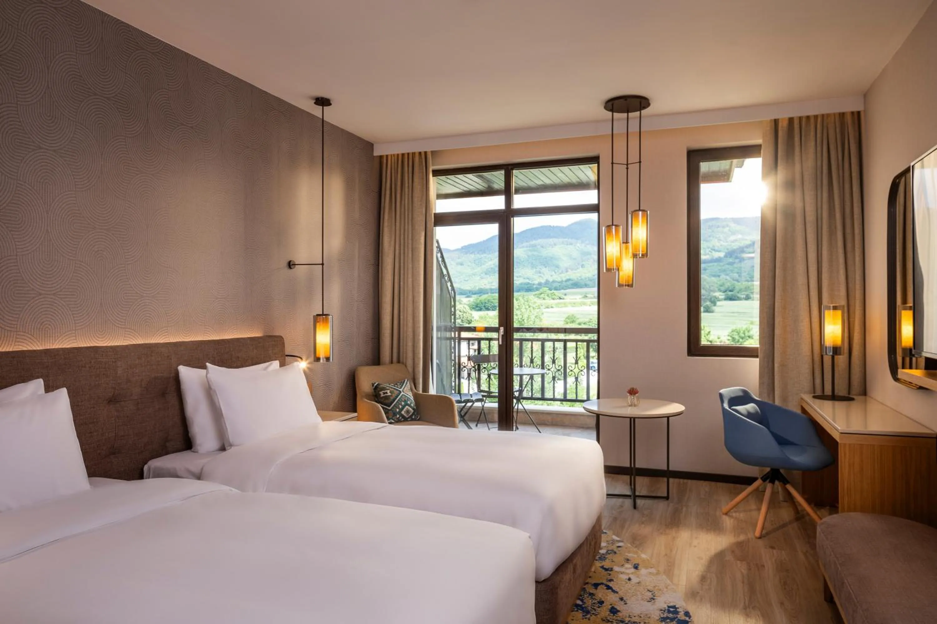 Bed in Hyatt Regency Pravets Resort