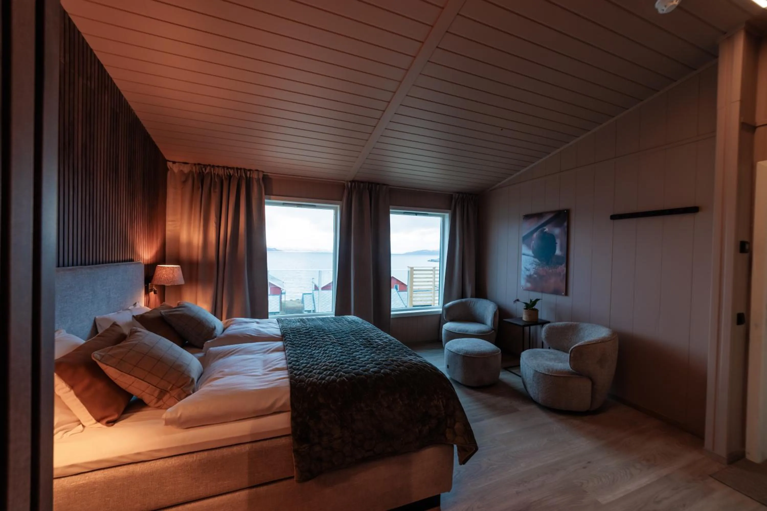 Bed in Altafjord Gjestegaard