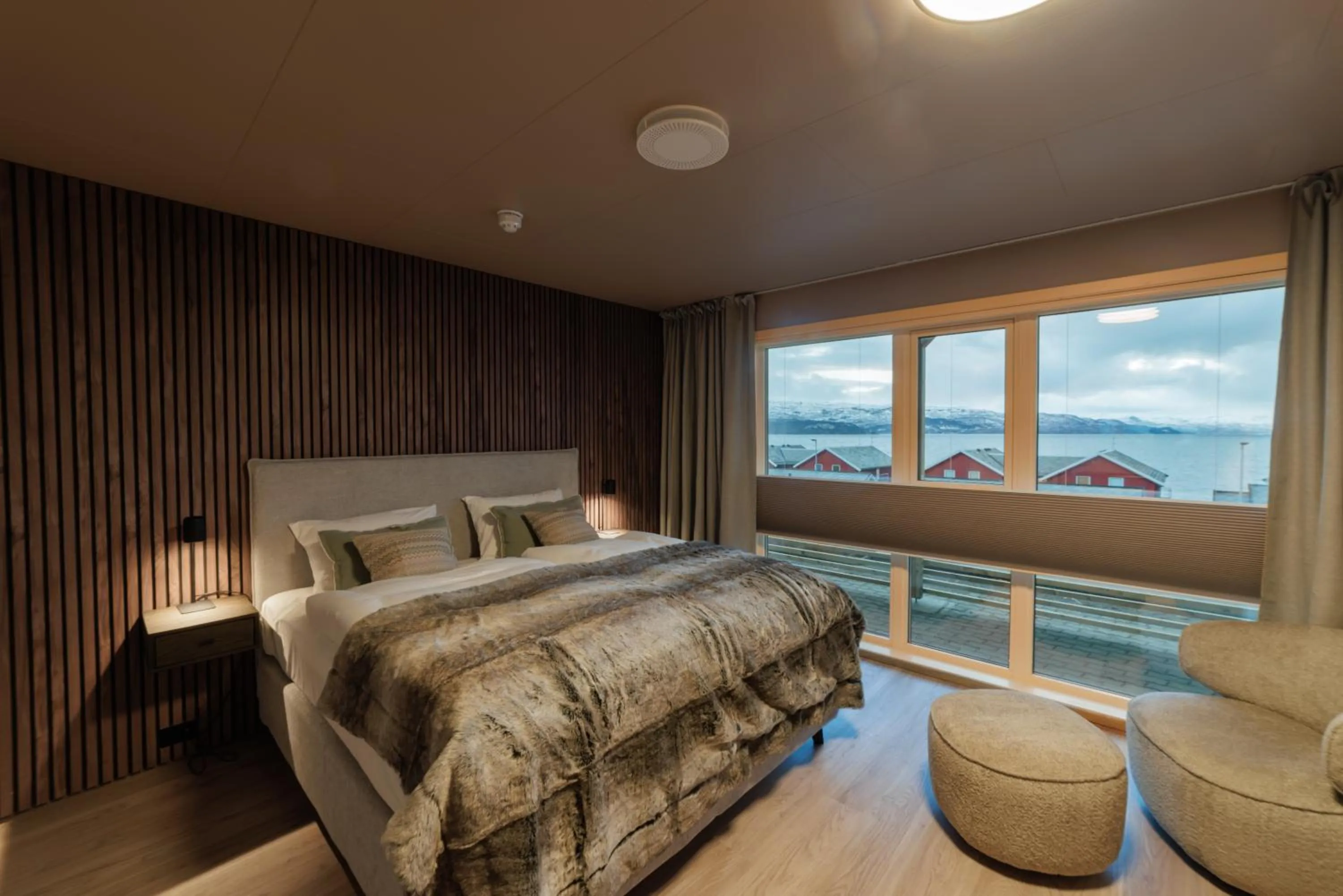 Bed in Altafjord Gjestegaard