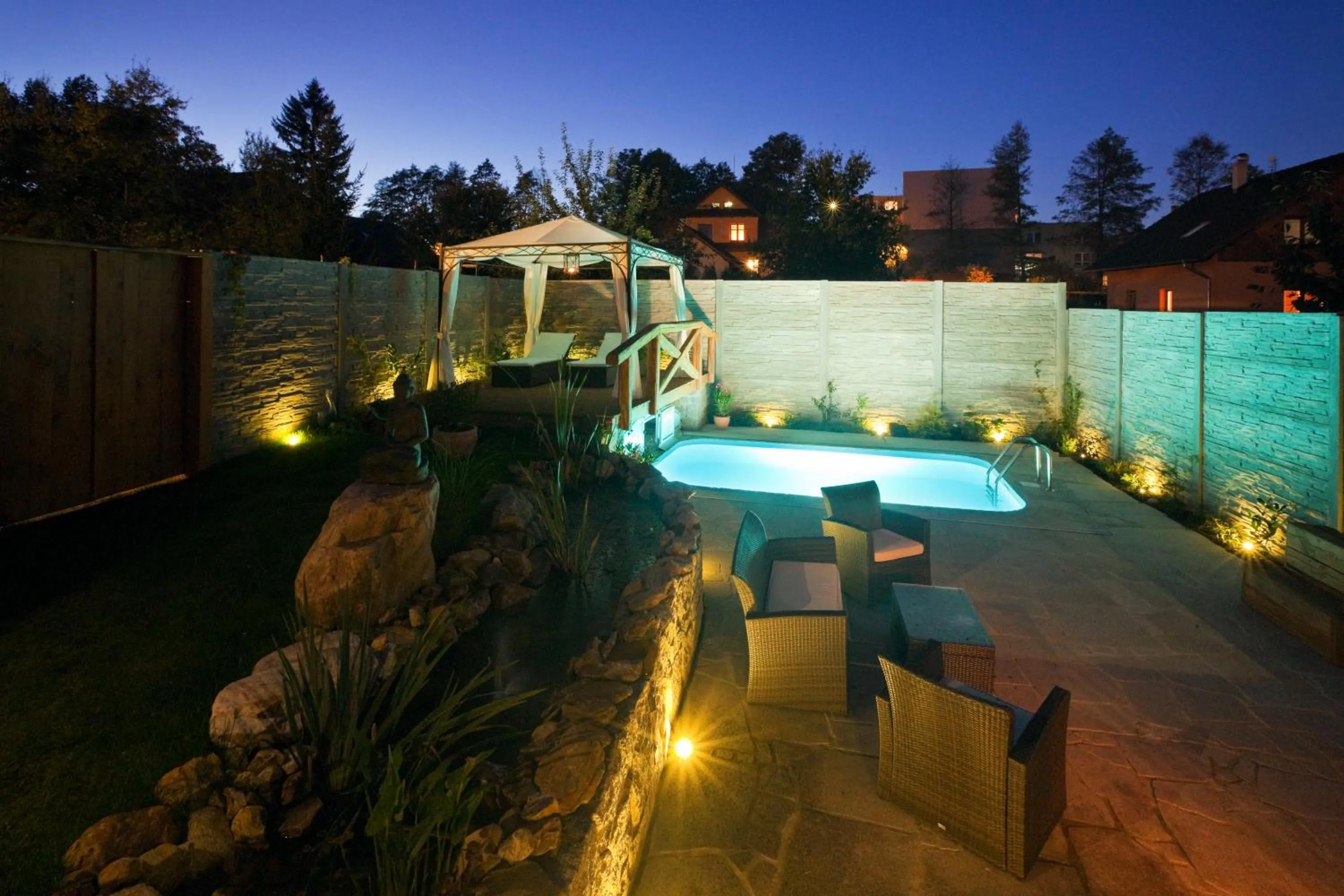 Swimming pool in Pytloun Wellness Travel Hotel