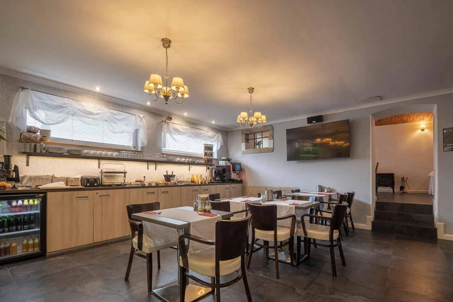 Buffet breakfast in Pytloun Wellness Travel Hotel