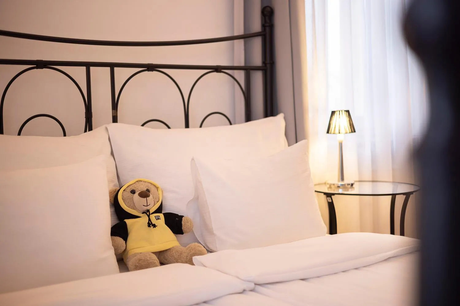 Bed in Pytloun Wellness Travel Hotel