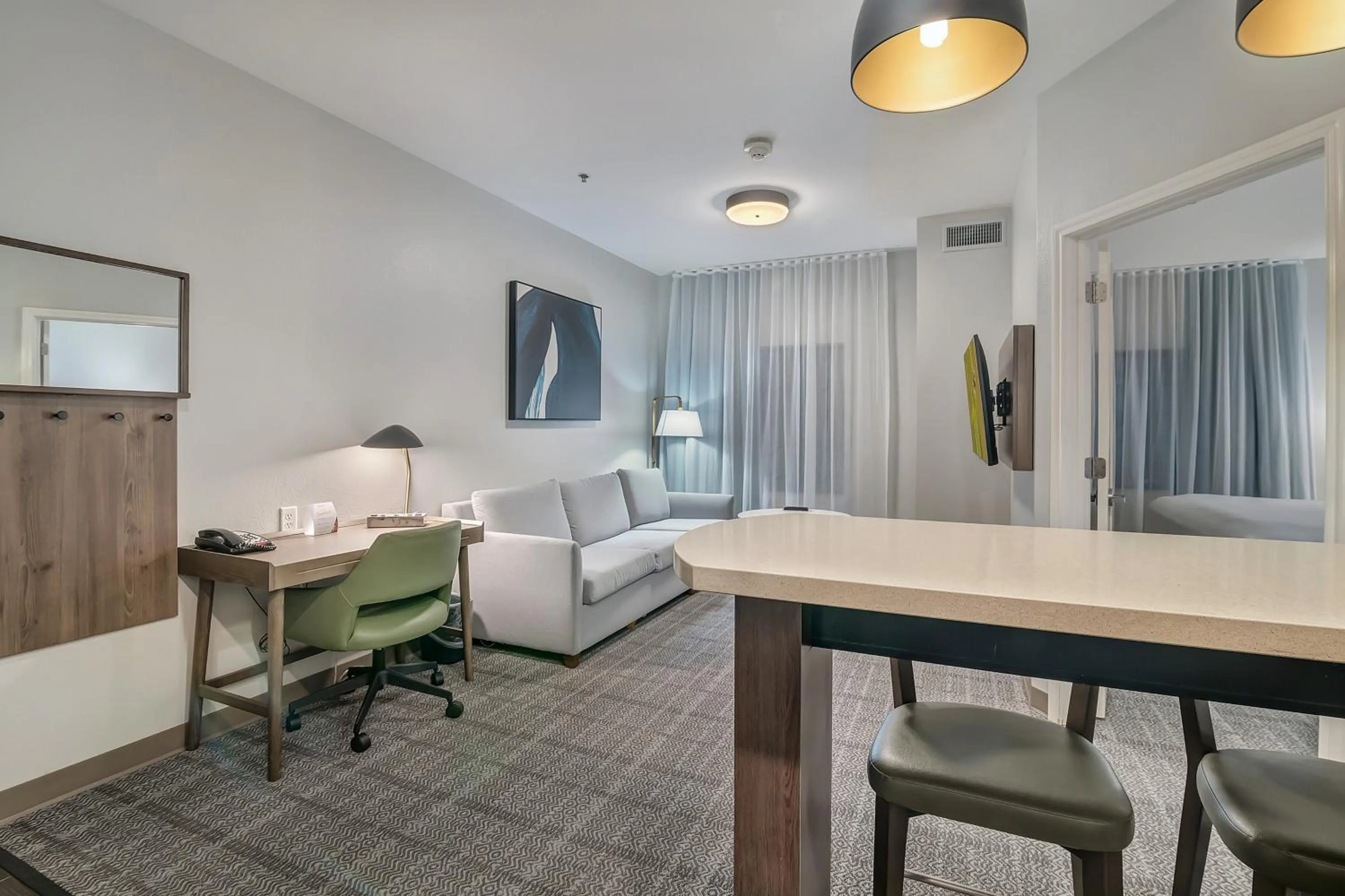 Seating area, Bed in Staybridge Suites Tyler University Area by IHG