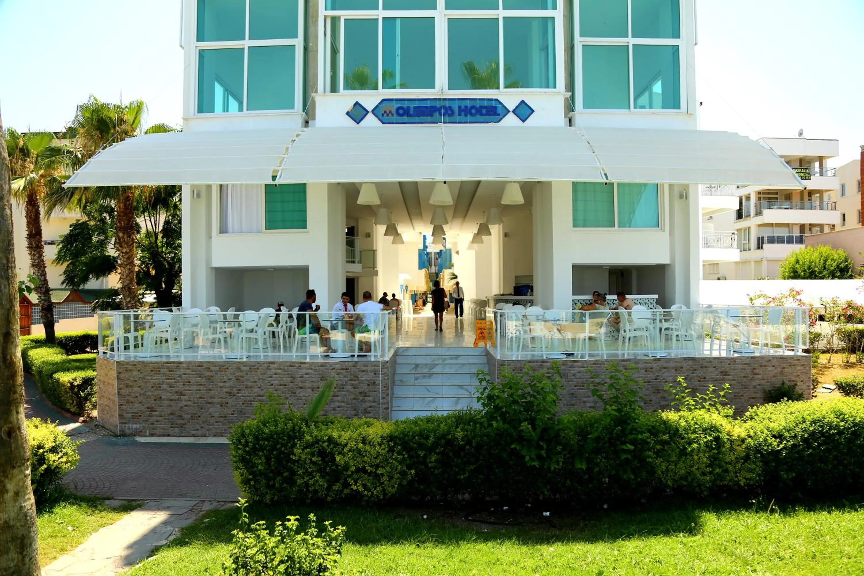 Facade/entrance in Olimpos Beach Hotel by RRH&R