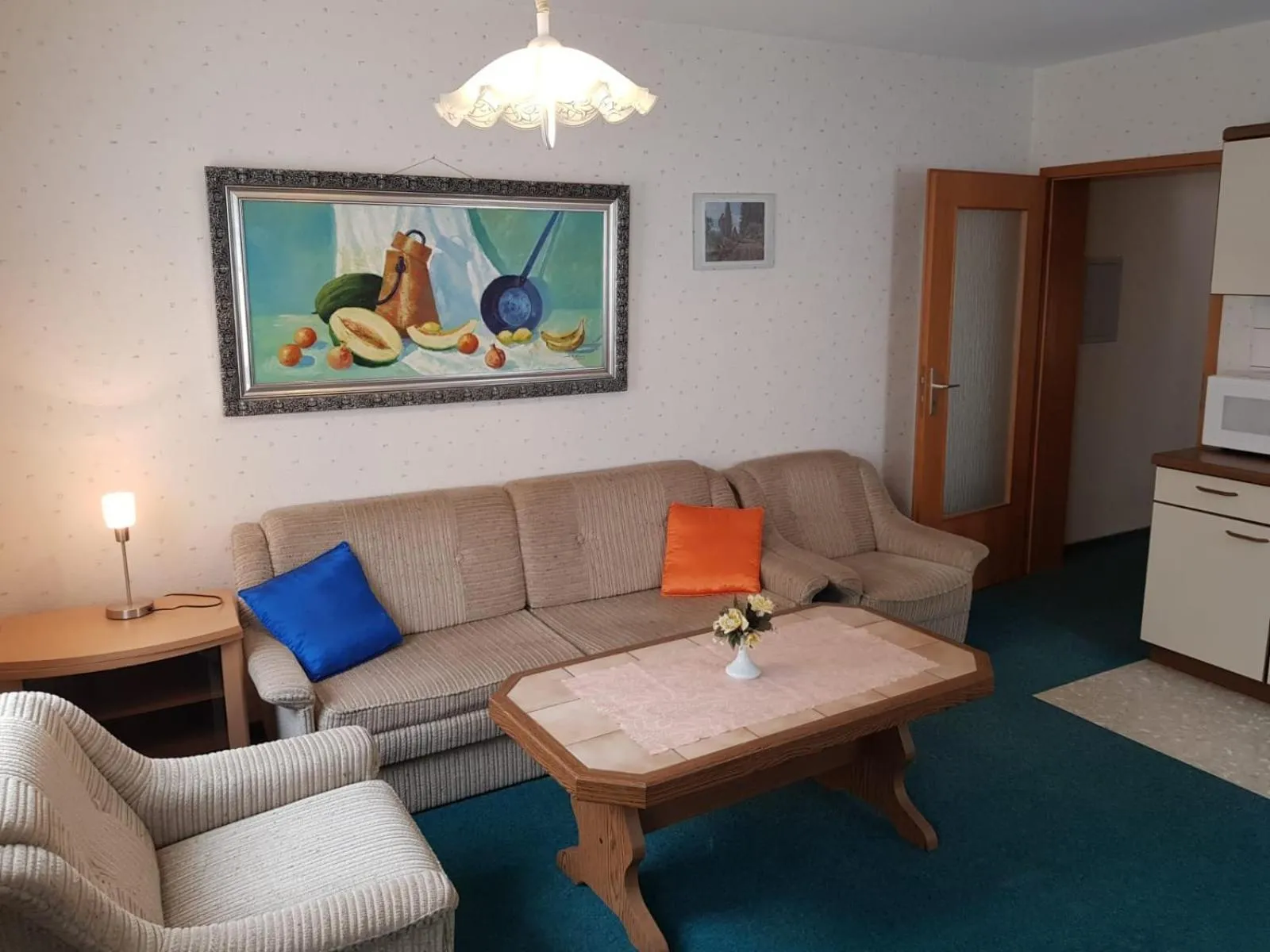 Living room in Ferienwohnung Viktoria