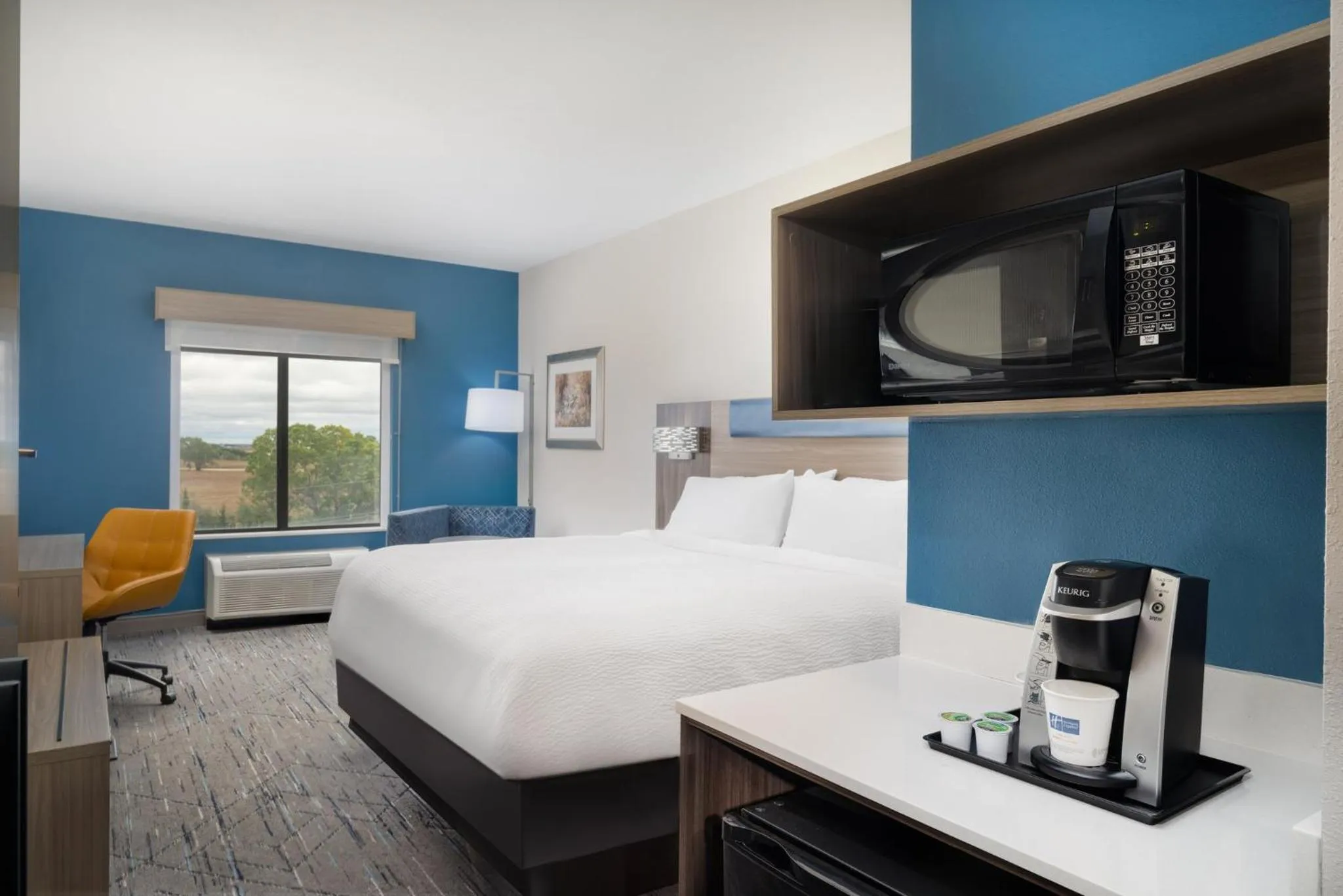 Photo of the whole room, Bed in Holiday Inn Express Pratt by IHG