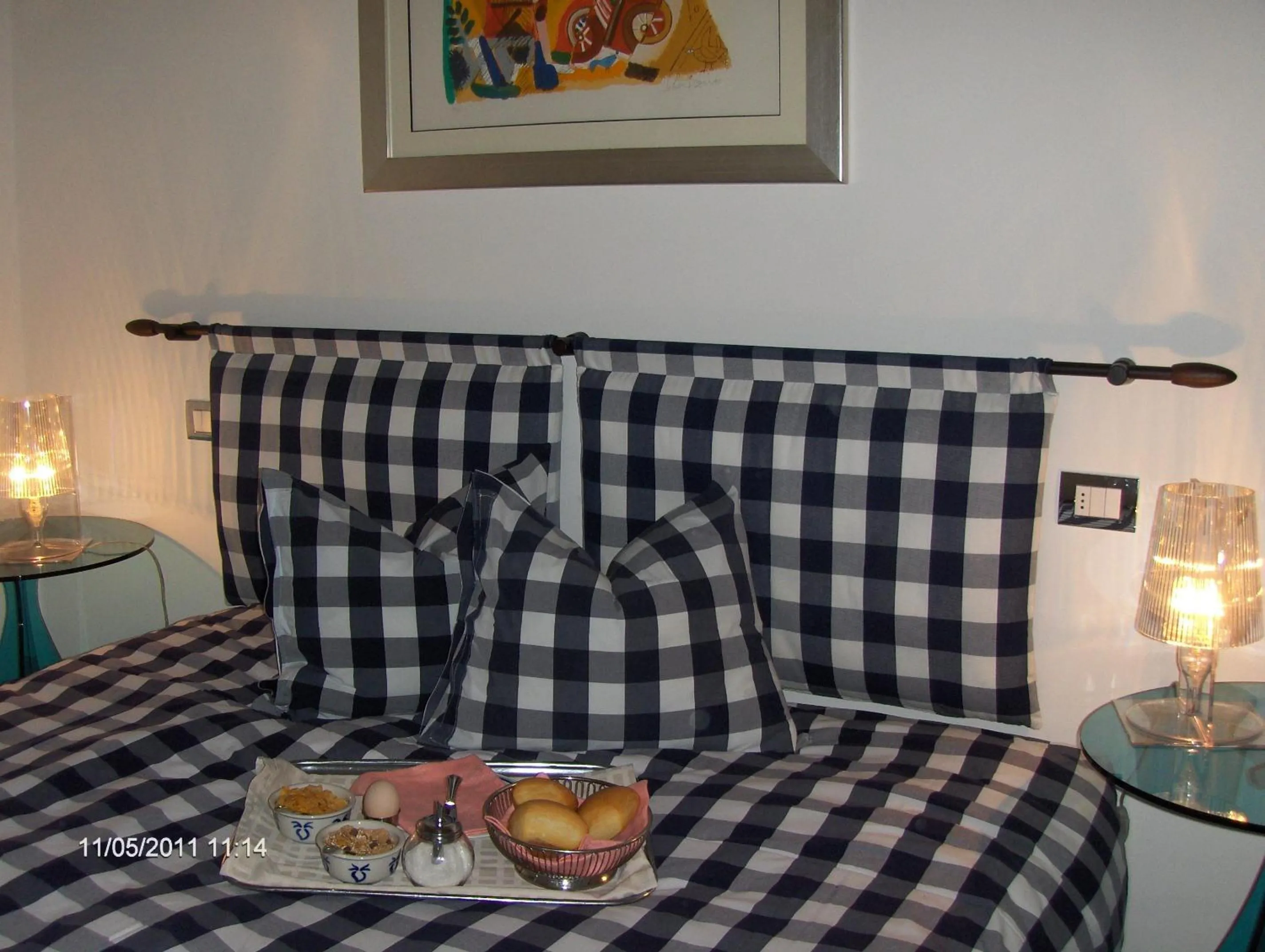 Decorative detail, Bed in Residence Concaverde