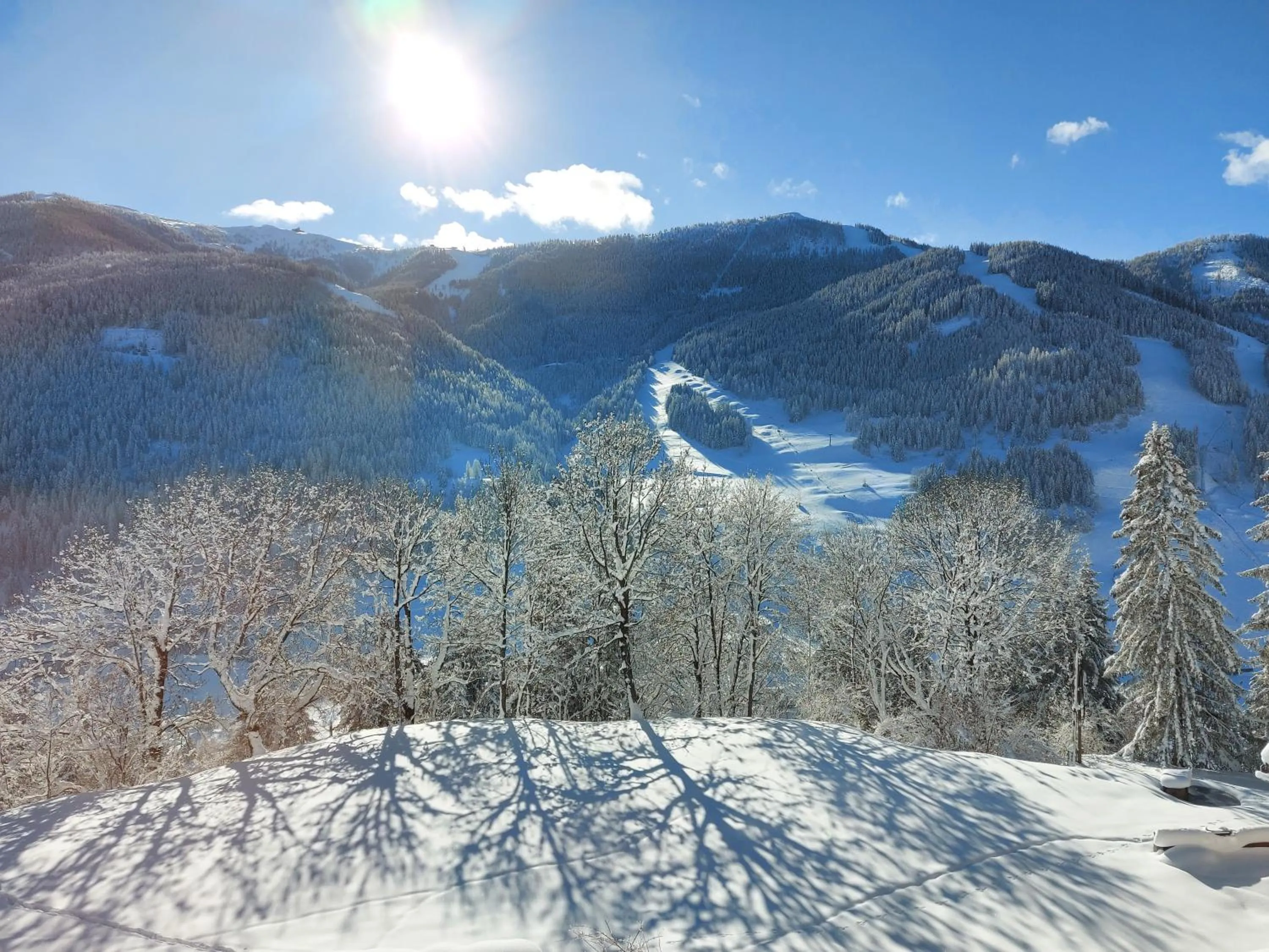 Mountain view in Hotel Restaurant Raunig