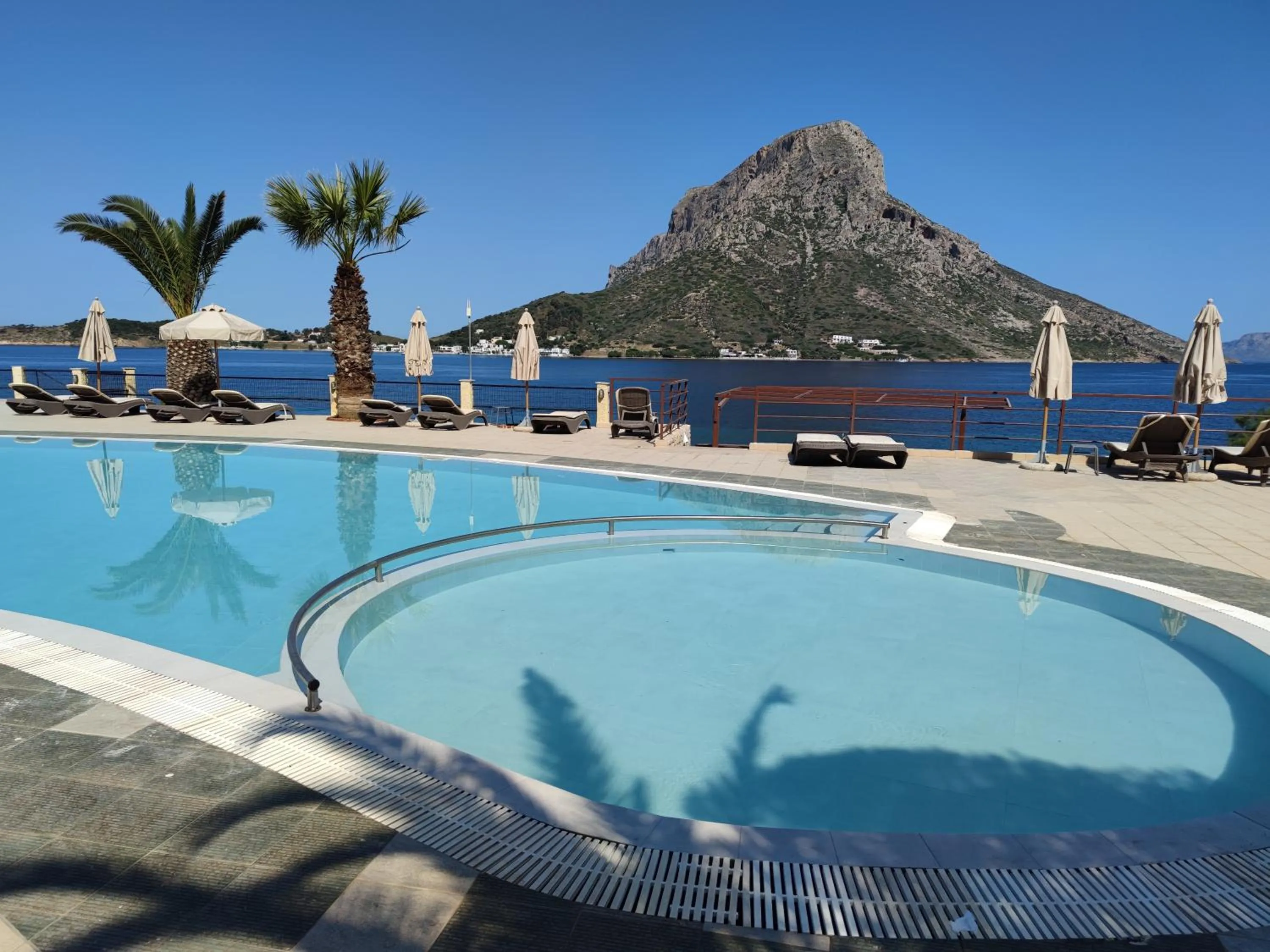 Pool view in Plaza Hotel