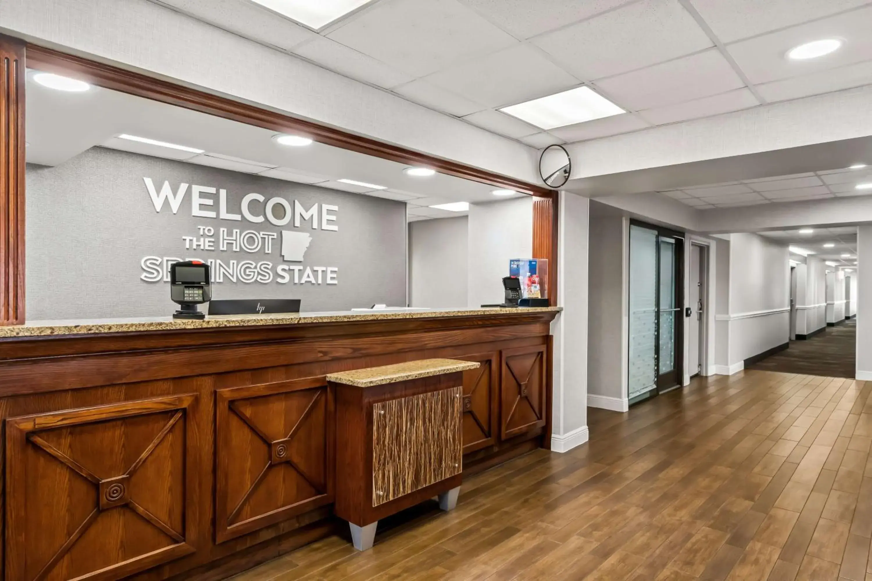 Lobby or reception in Hampton Inn Jonesboro Lobby or reception in Hampton Inn Jonesboro