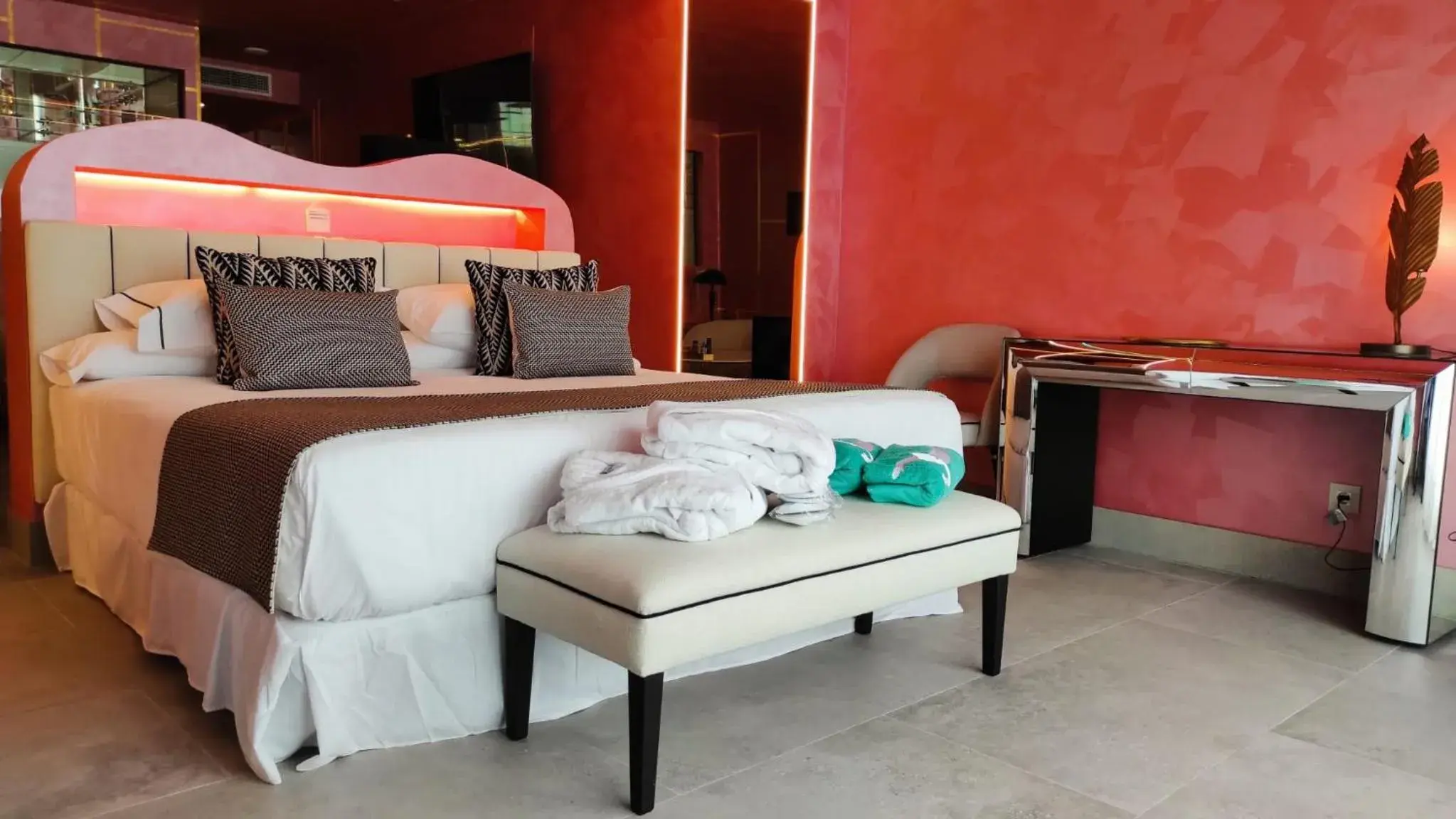 Bedroom, Bed in Hotel Ritual Torremolinos- Adults Only Bedroom, Bed in Hotel Ritual Torremolinos- Adults Only